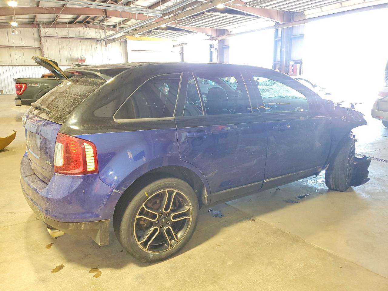 2013 Ford Edge Sel Blue vin: 2FMDK3JC6DBA68292