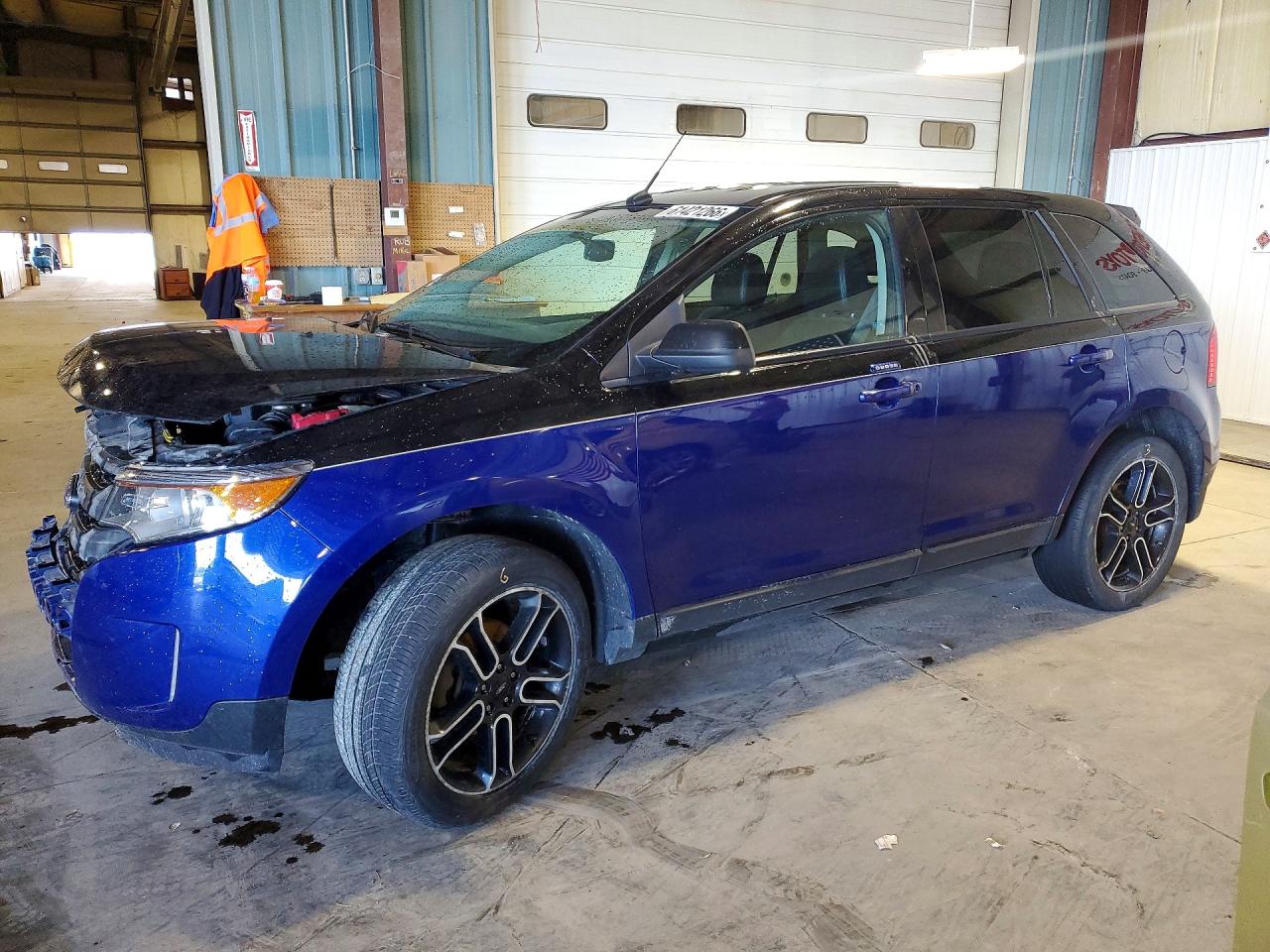 2013 Ford Edge Sel Синий vin: 2FMDK3JC6DBA68292