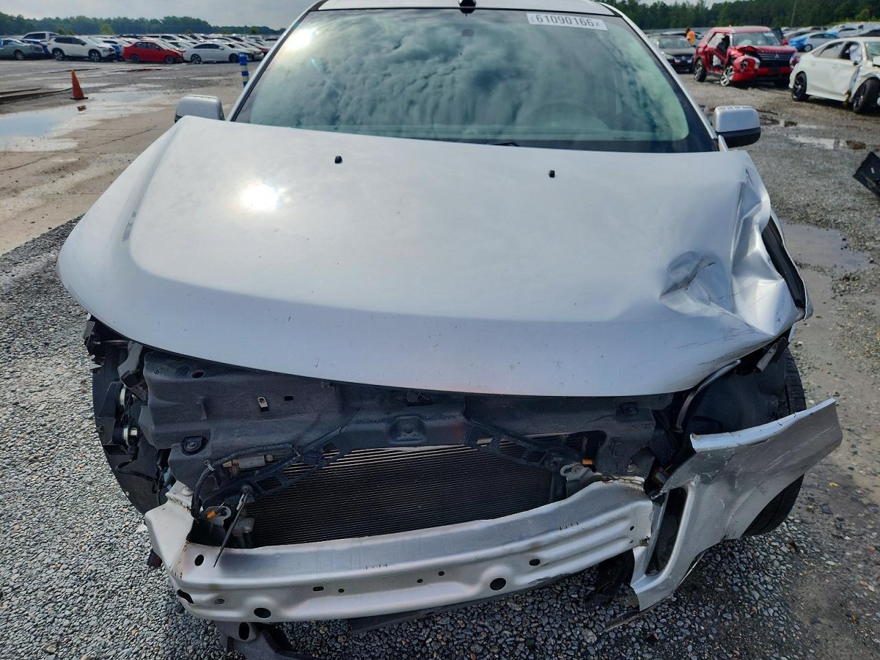 2013 Ford Edge Sel Silver vin: 2FMDK3JC6DBB16115
