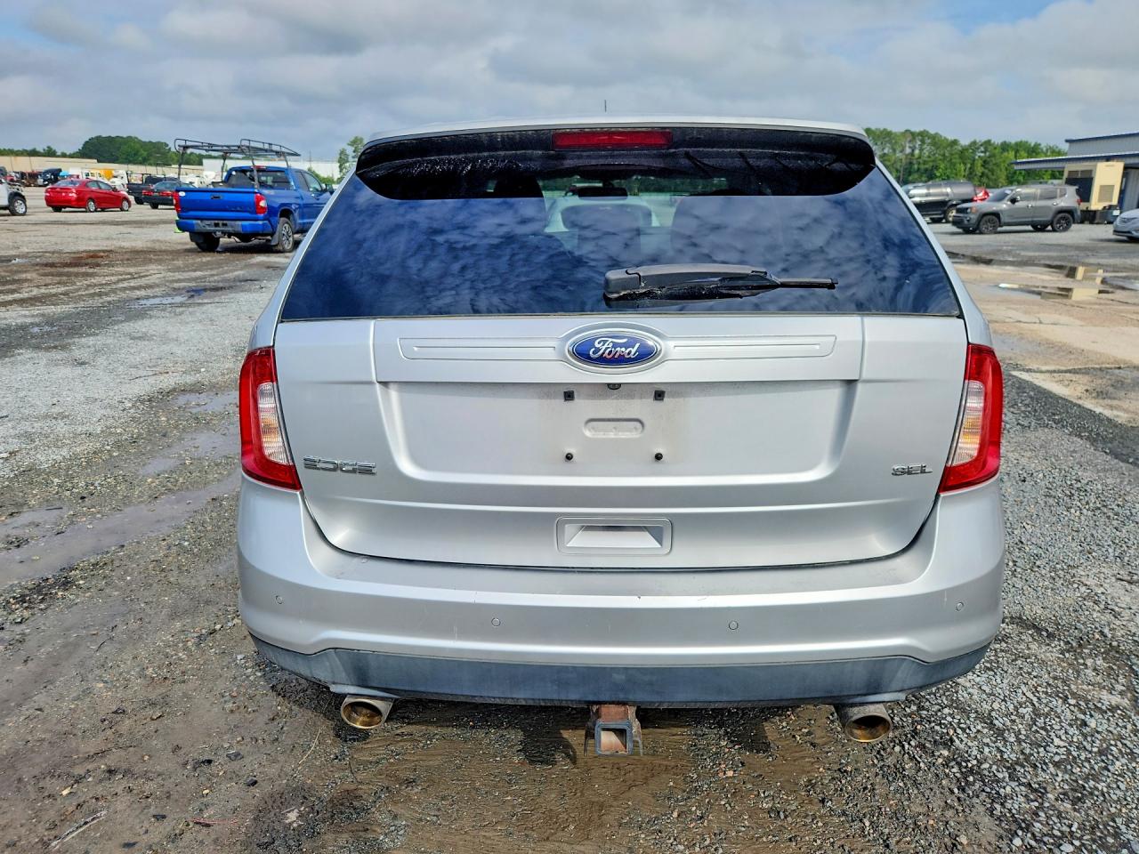 2013 Ford Edge Sel Silver vin: 2FMDK3JC6DBB16115
