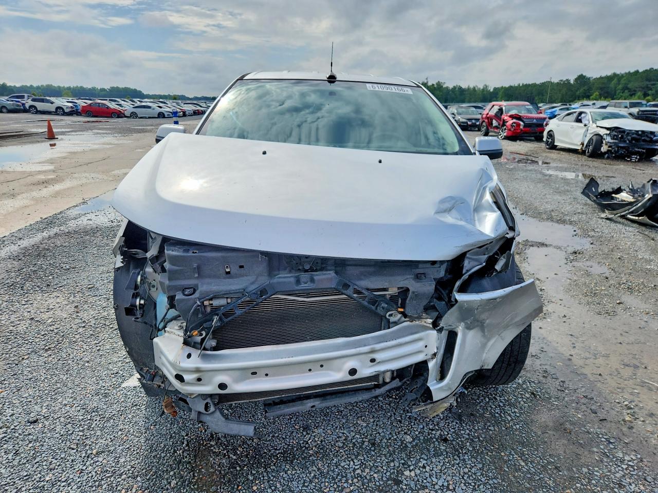 2013 Ford Edge Sel Silver vin: 2FMDK3JC6DBB16115