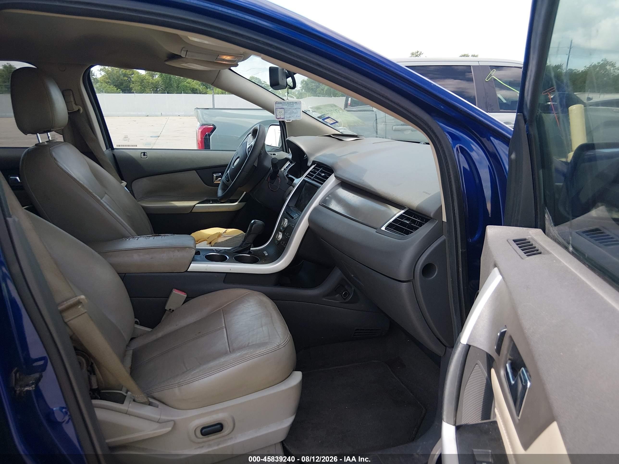 2013 Ford Edge Sel Синий vin: 2FMDK3JC6DBB21248
