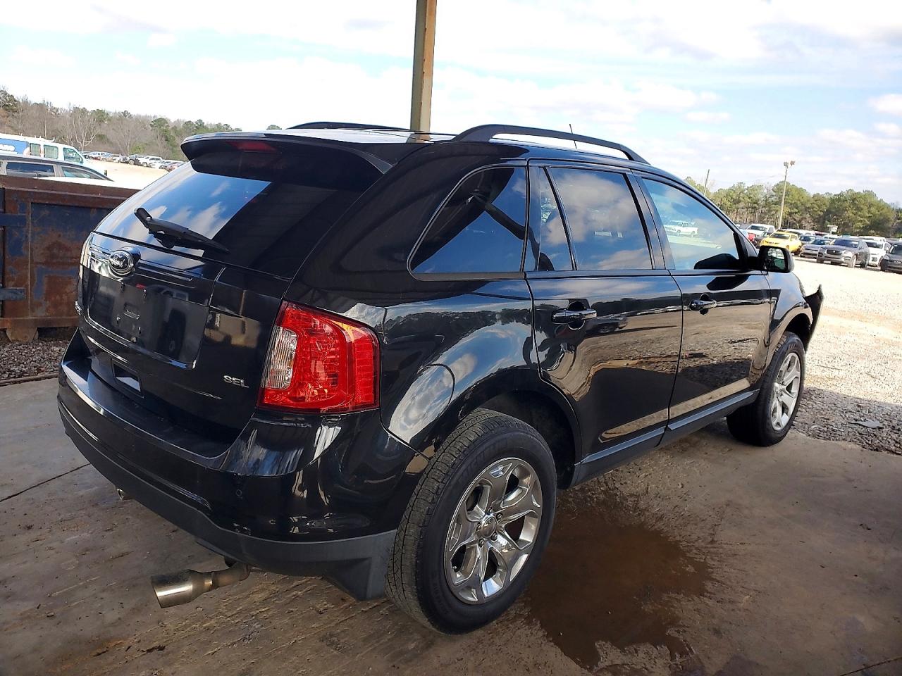 2013 Ford Edge Sel Черный vin: 2FMDK3JC6DBB50457