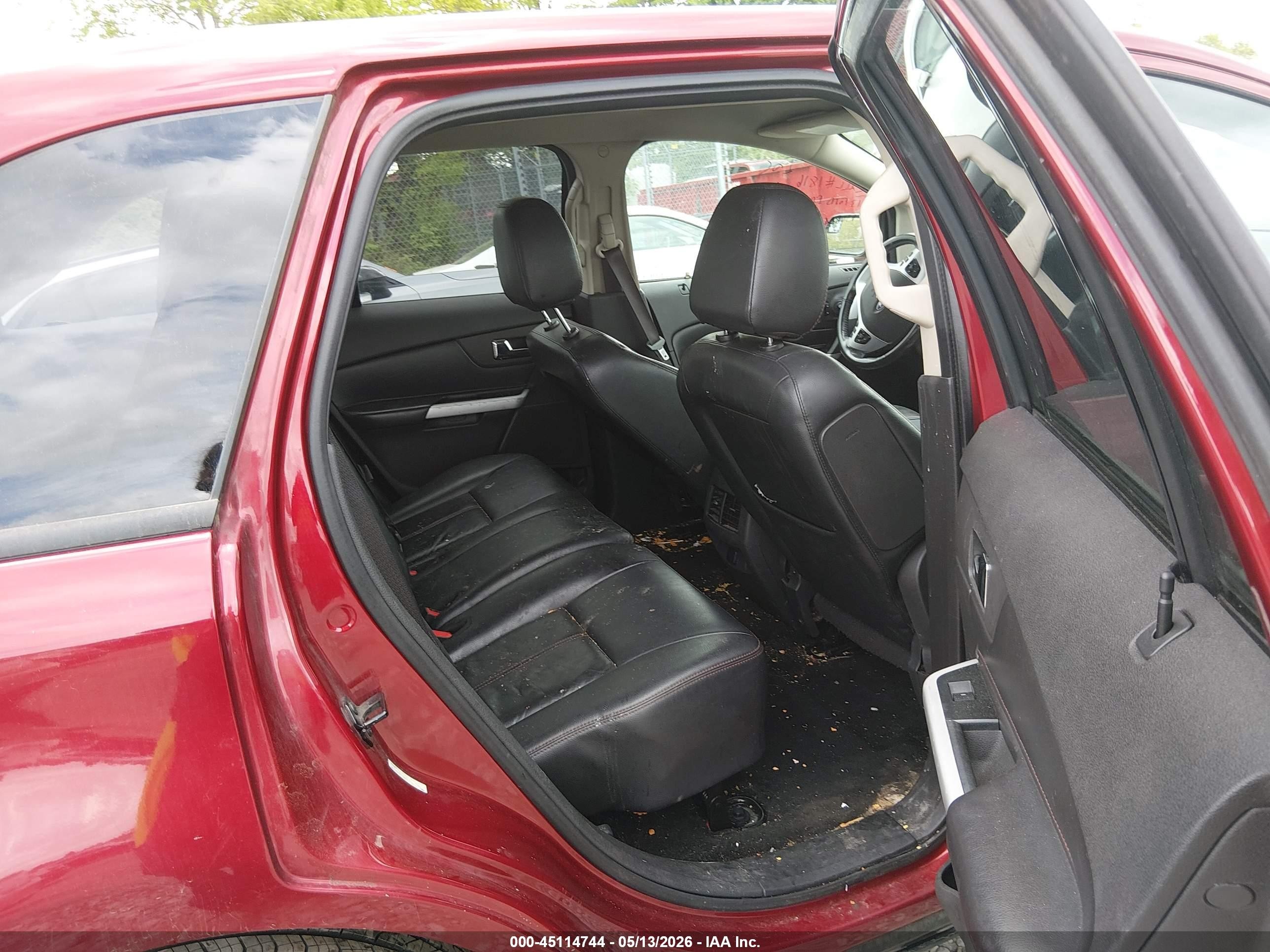 2013 Ford Edge Sel Red vin: 2FMDK3JC6DBB62902