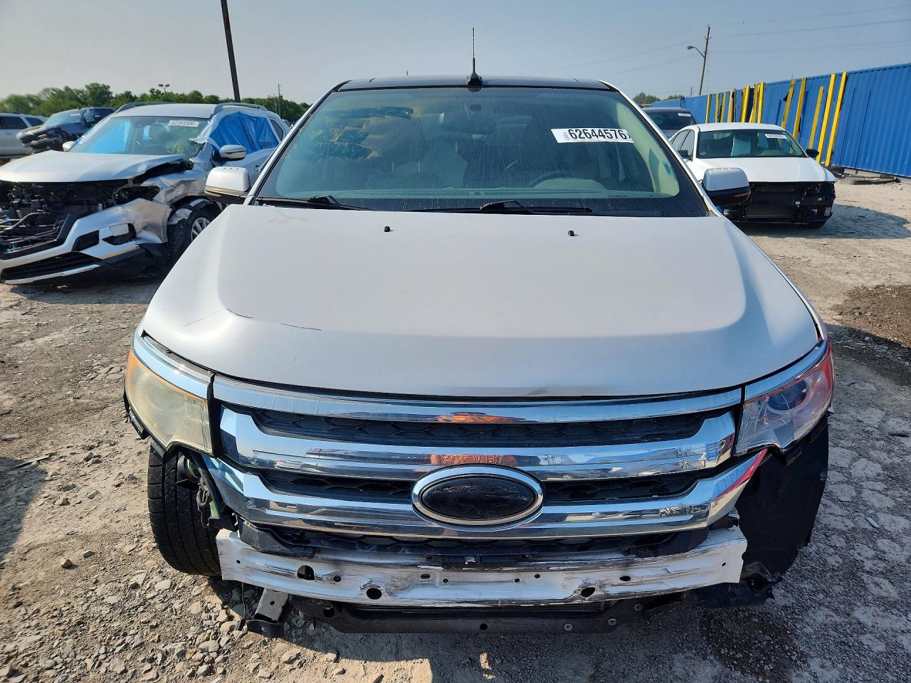 2013 Ford Edge Sel White vin: 2FMDK3JC6DBB89887