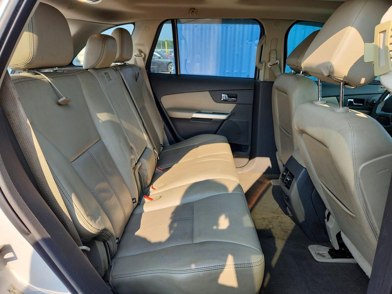 2013 Ford Edge Sel White vin: 2FMDK3JC6DBB89887