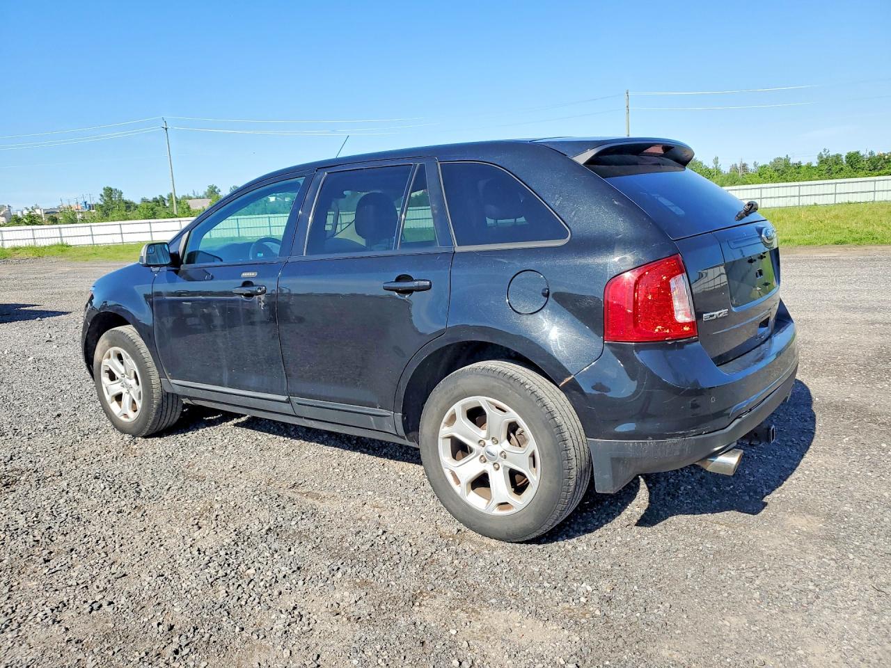 2013 Ford Edge Sel Black vin: 2FMDK3JC6DBC23536