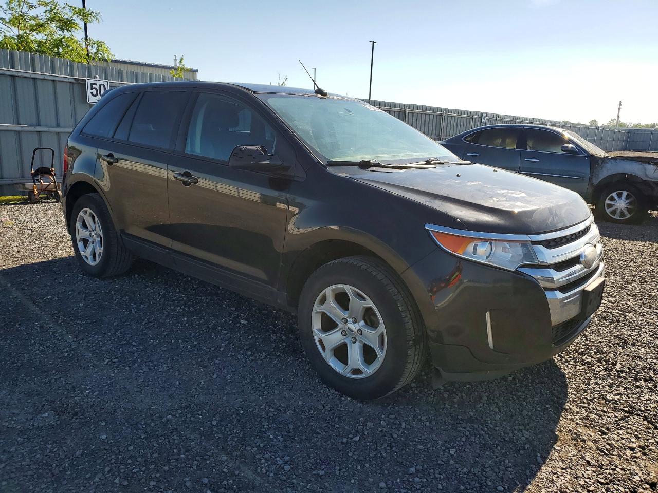 2013 Ford Edge Sel Black vin: 2FMDK3JC6DBC23536