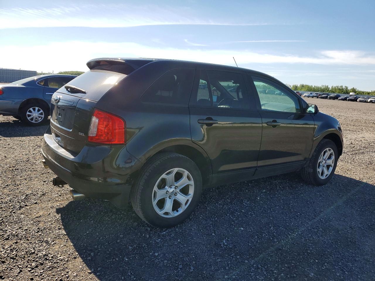 2013 Ford Edge Sel Black vin: 2FMDK3JC6DBC23536