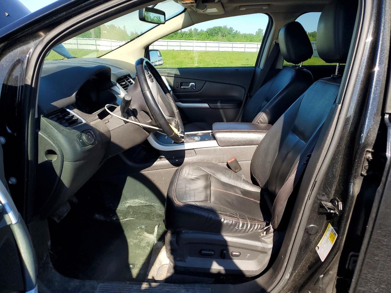 2013 Ford Edge Sel Black vin: 2FMDK3JC6DBC23536