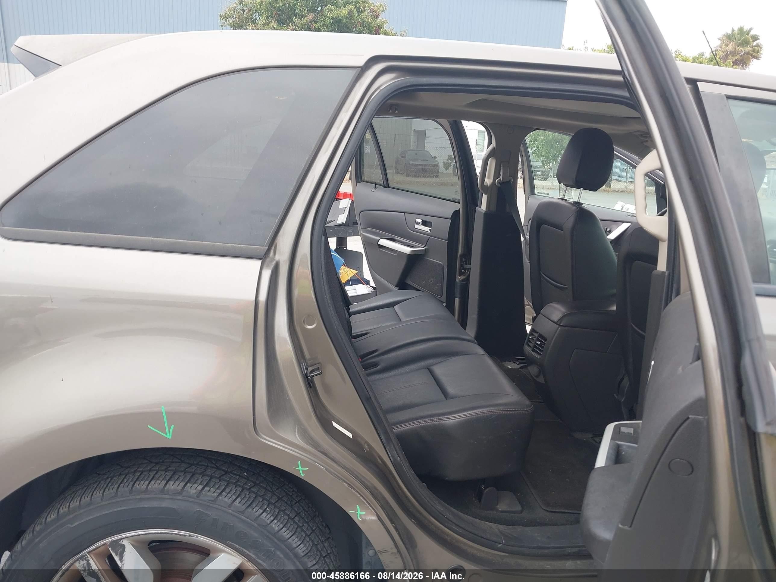 2013 Ford Edge Sel Brown vin: 2FMDK3JC6DBC34634