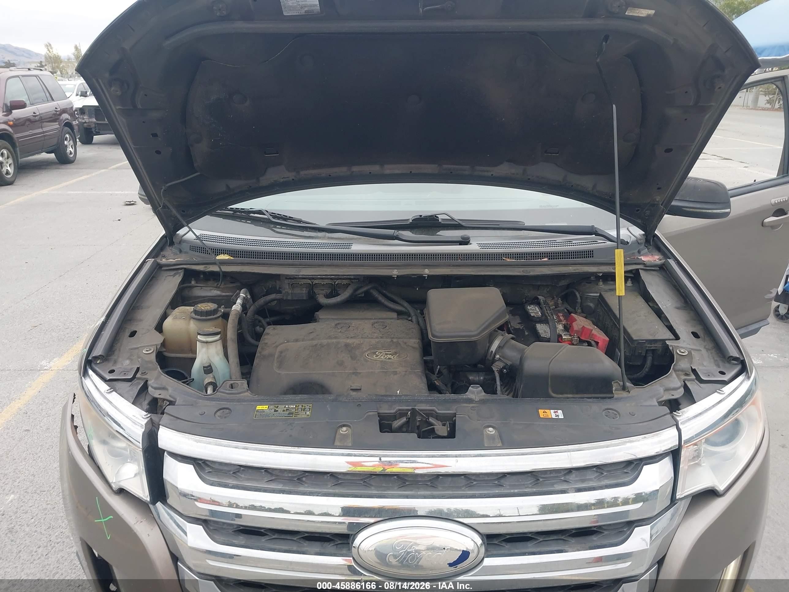 2013 Ford Edge Sel Brown vin: 2FMDK3JC6DBC34634