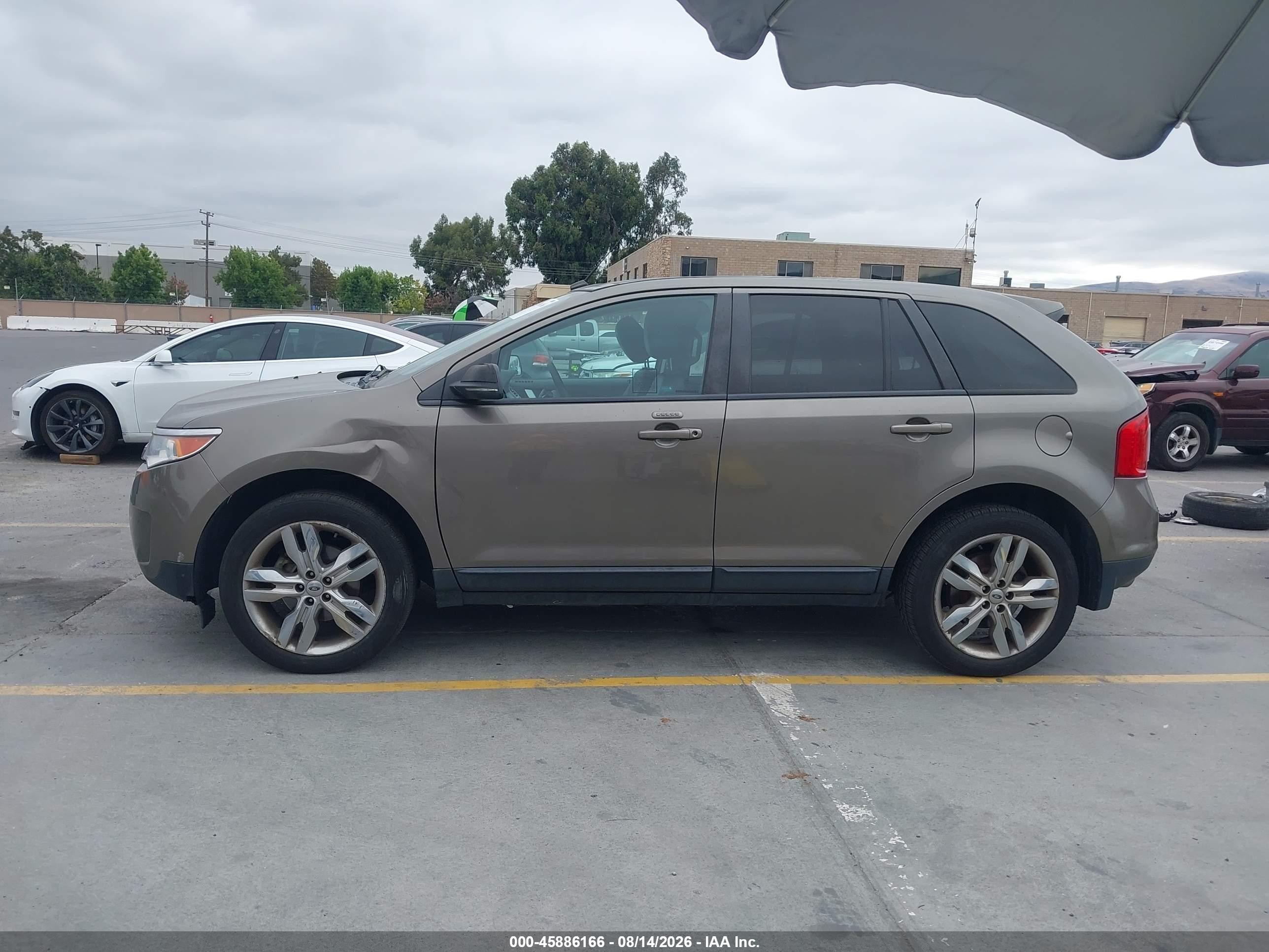 2013 Ford Edge Sel Brown vin: 2FMDK3JC6DBC34634