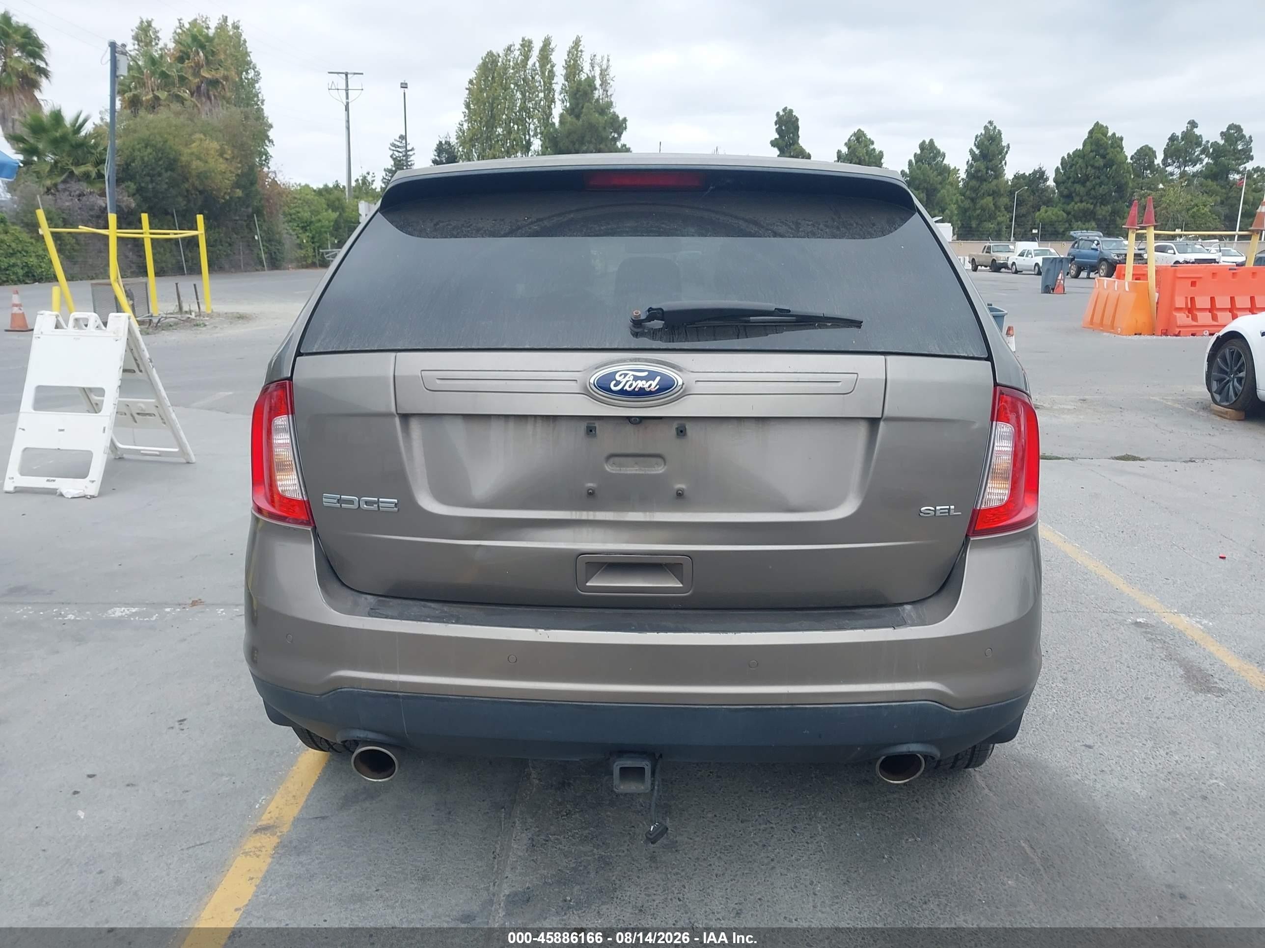2013 Ford Edge Sel Brown vin: 2FMDK3JC6DBC34634