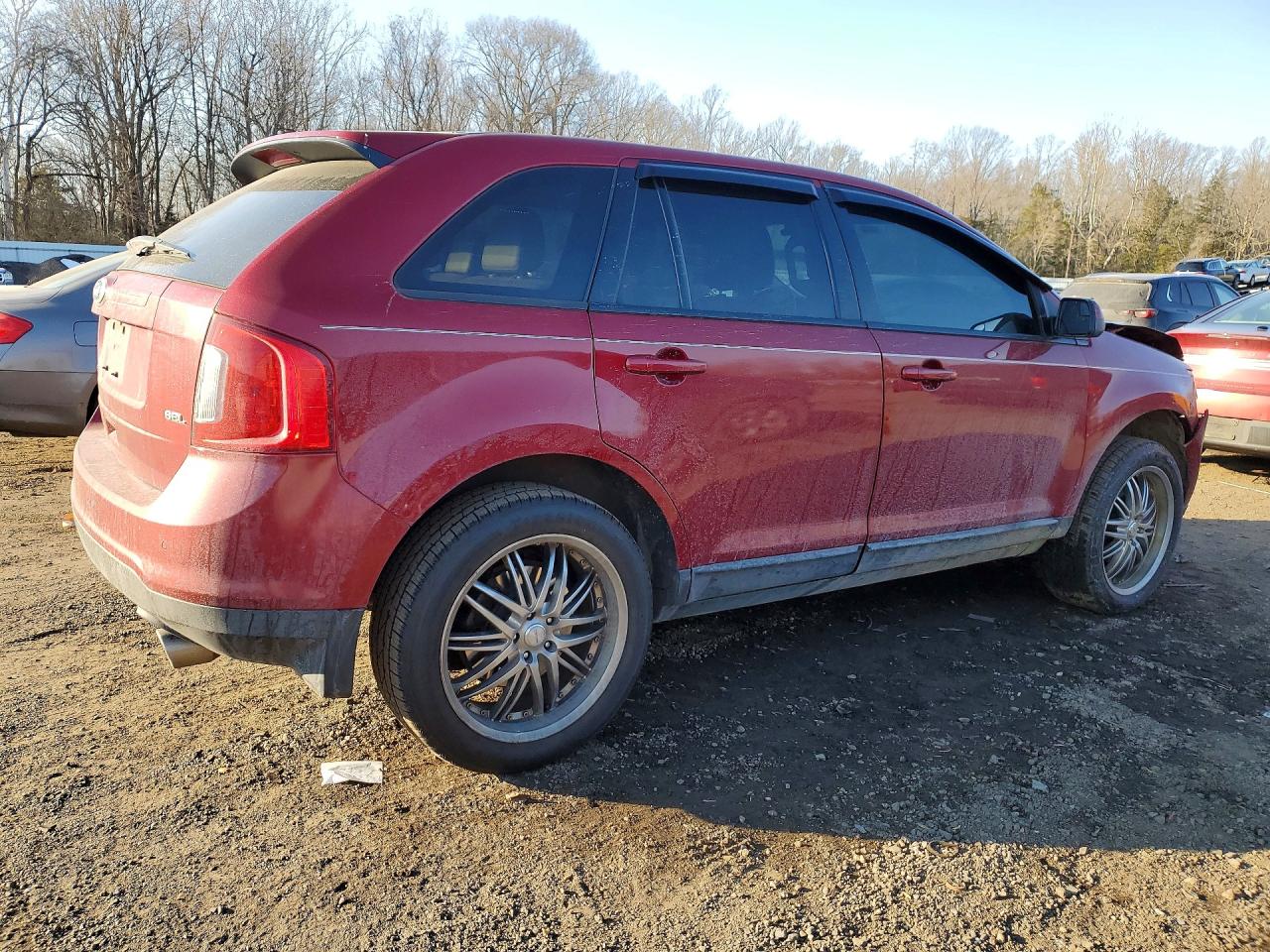 2013 Ford Edge Sel Red vin: 2FMDK3JC6DBC60747