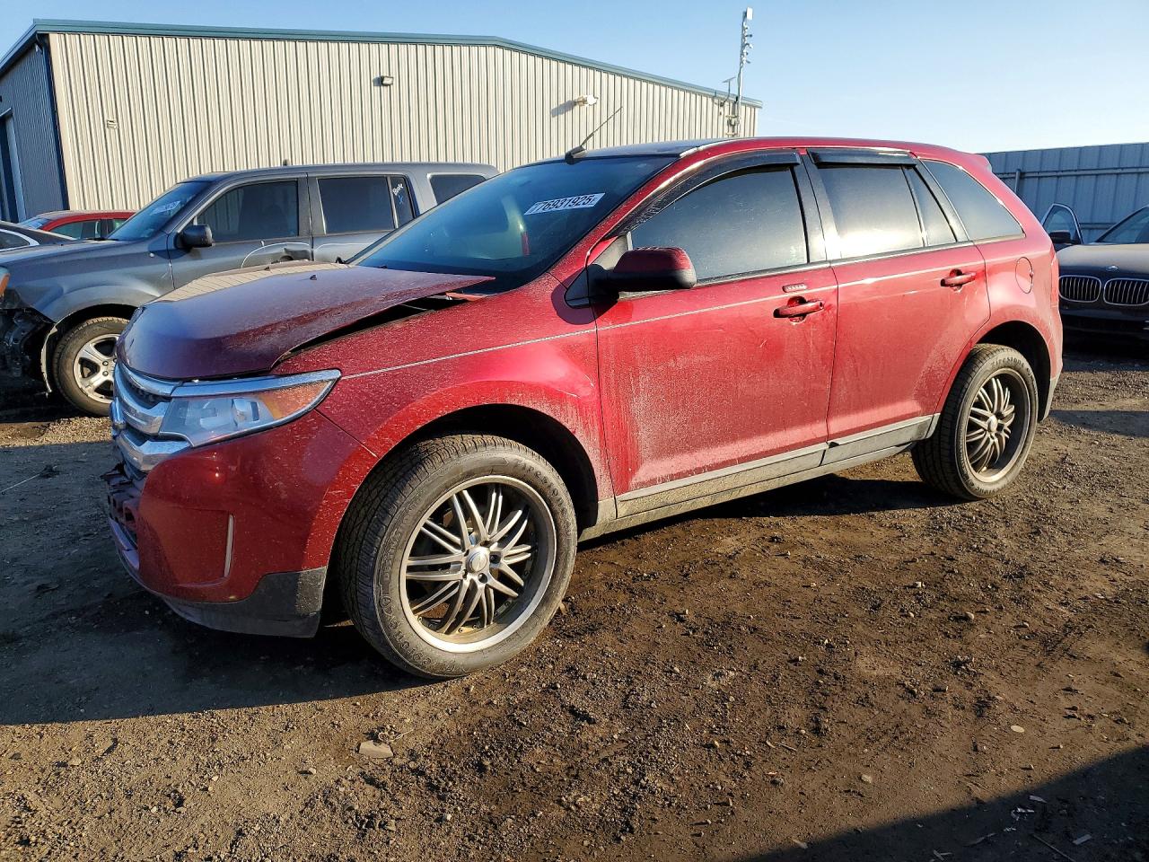 2013 Ford Edge Sel Red vin: 2FMDK3JC6DBC60747