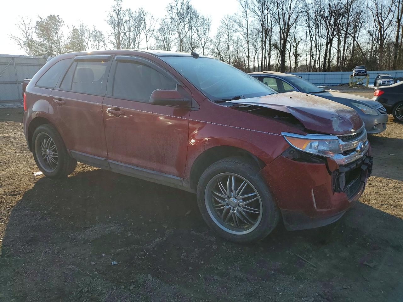 2013 Ford Edge Sel Red vin: 2FMDK3JC6DBC60747