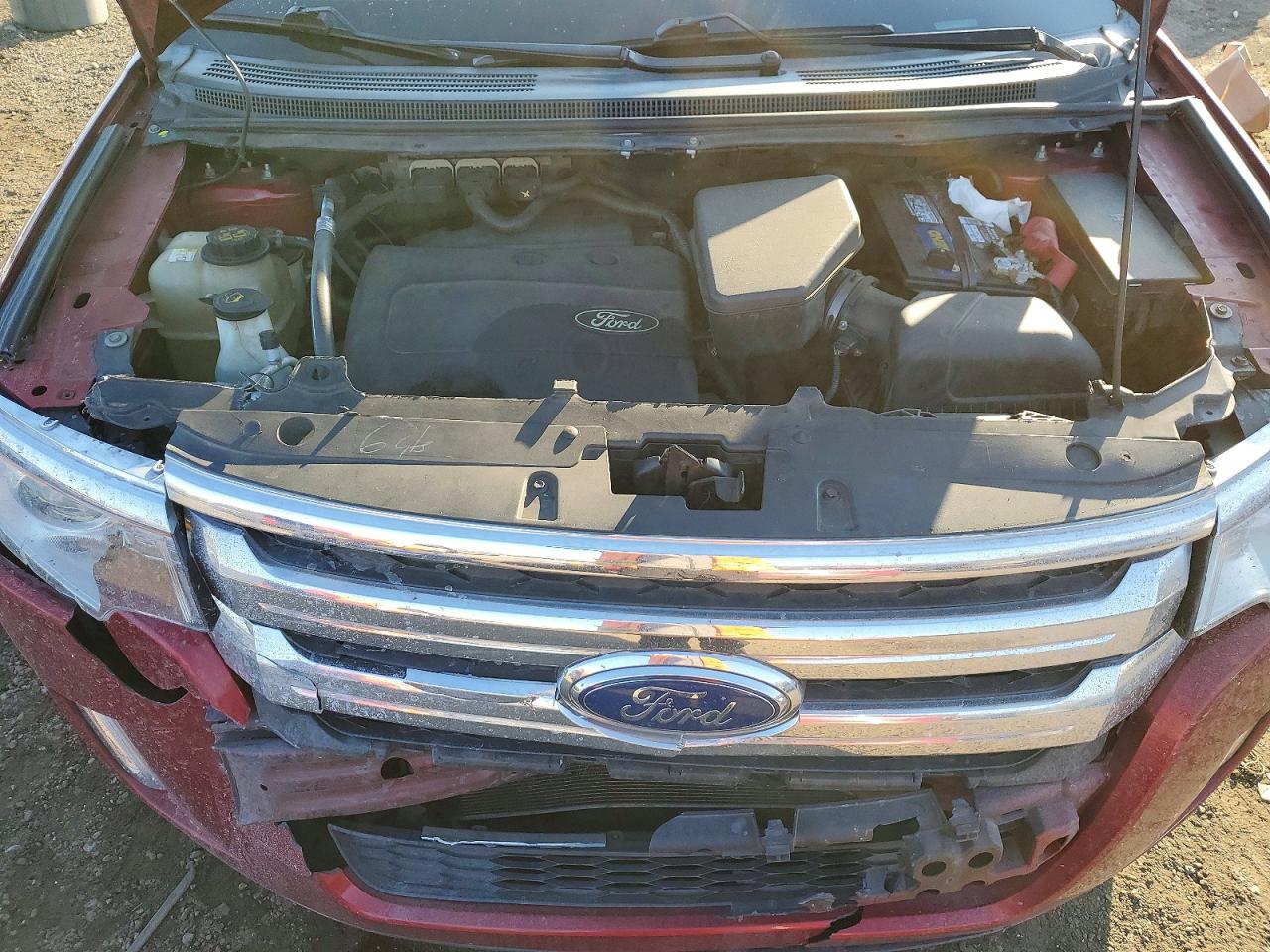 2013 Ford Edge Sel Red vin: 2FMDK3JC6DBC60747