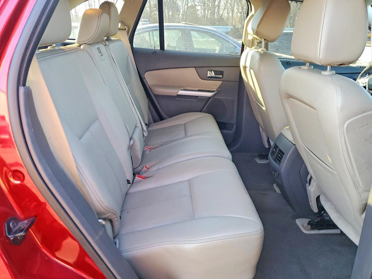 2013 Ford Edge Sel Red vin: 2FMDK3JC6DBC60747