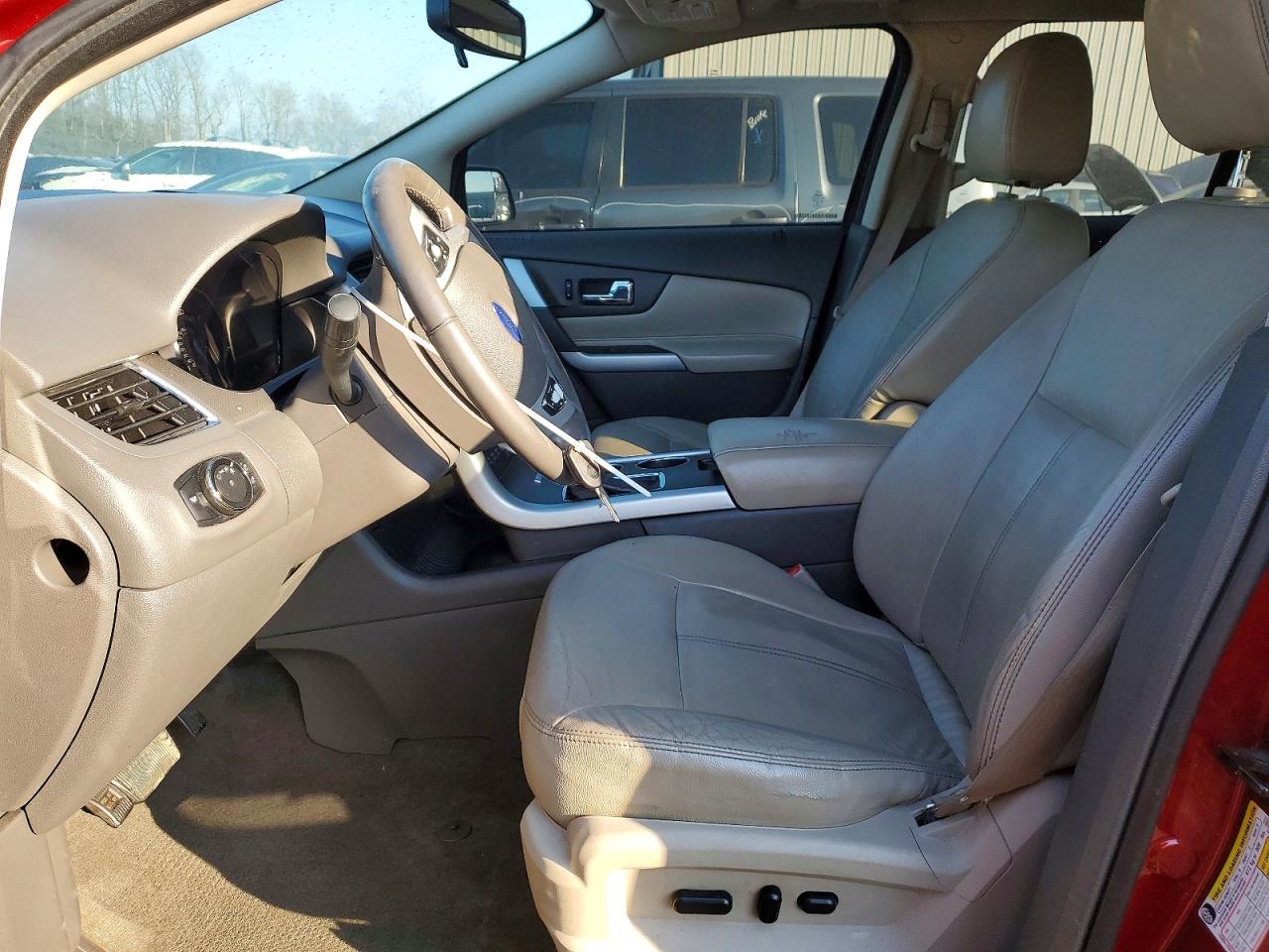 2013 Ford Edge Sel Red vin: 2FMDK3JC6DBC60747