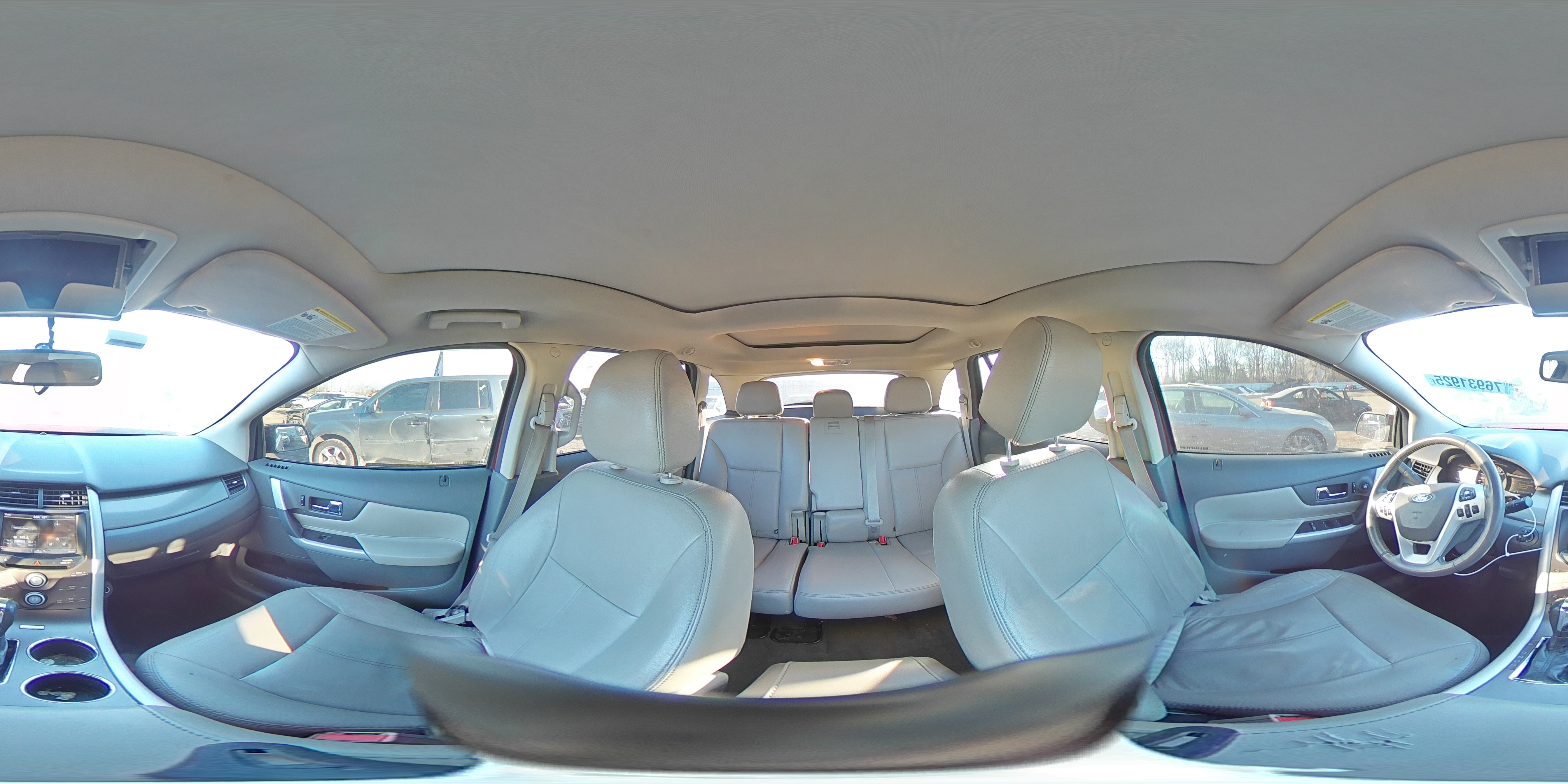 2013 Ford Edge Sel Red vin: 2FMDK3JC6DBC60747