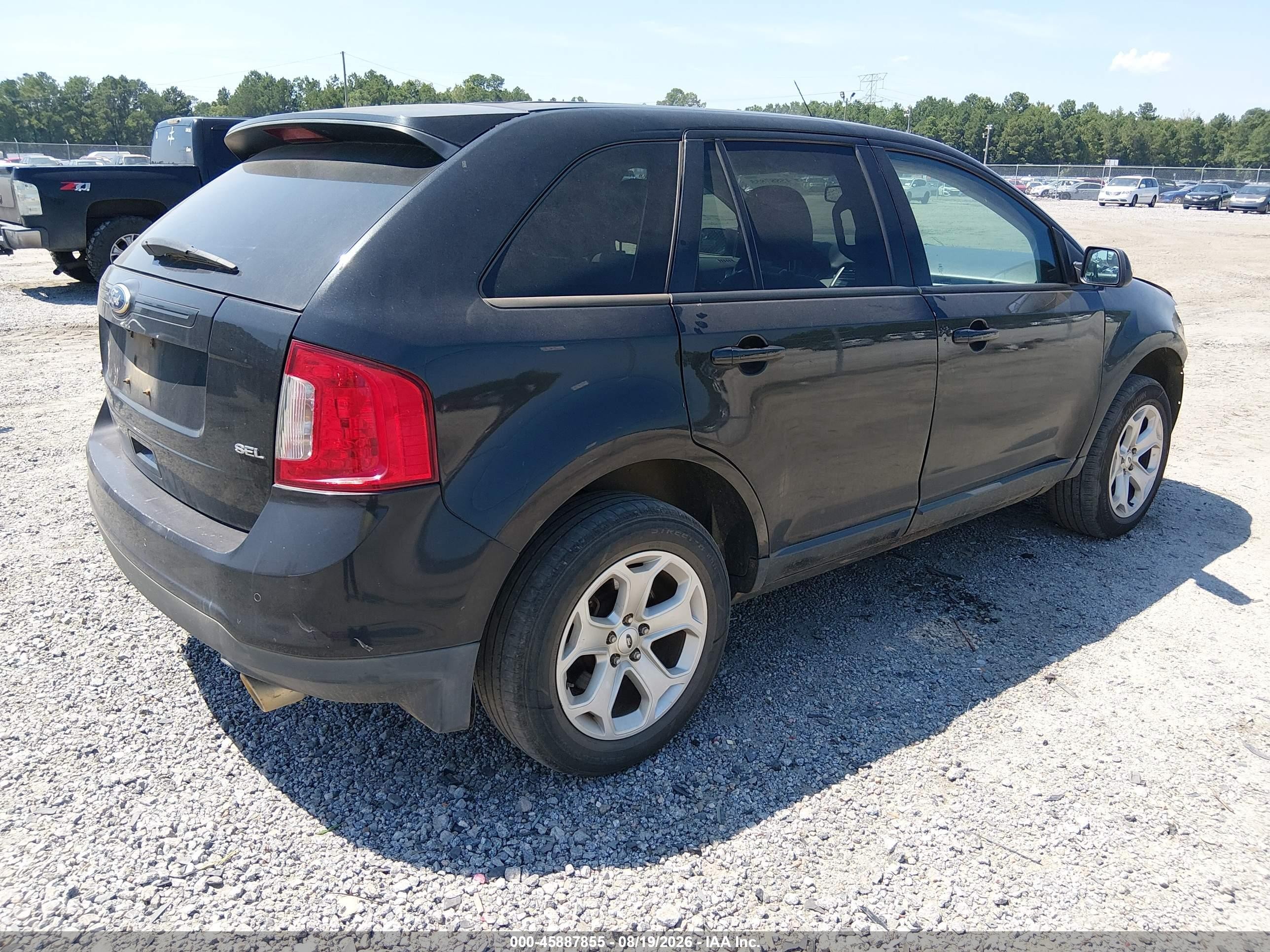 2013 Ford Edge Sel Black vin: 2FMDK3JC6DBC96941