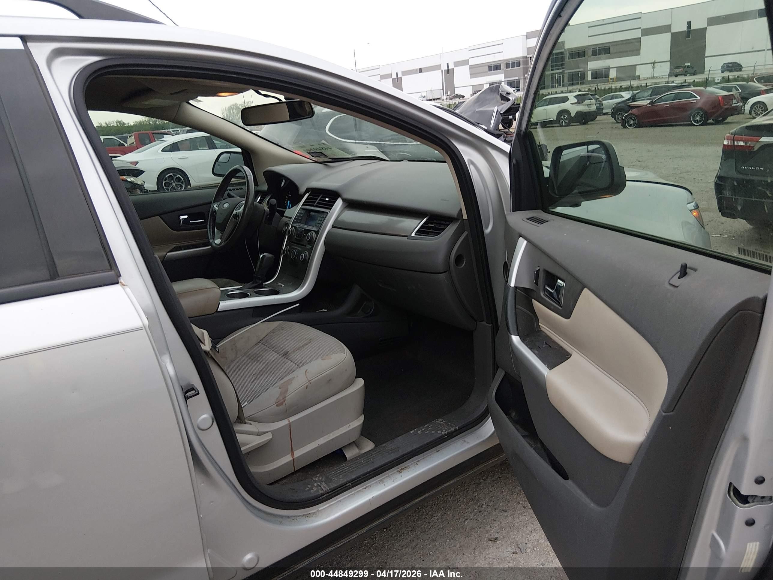 2013 Ford Edge Sel Серебряный vin: 2FMDK3JC6DBE10081