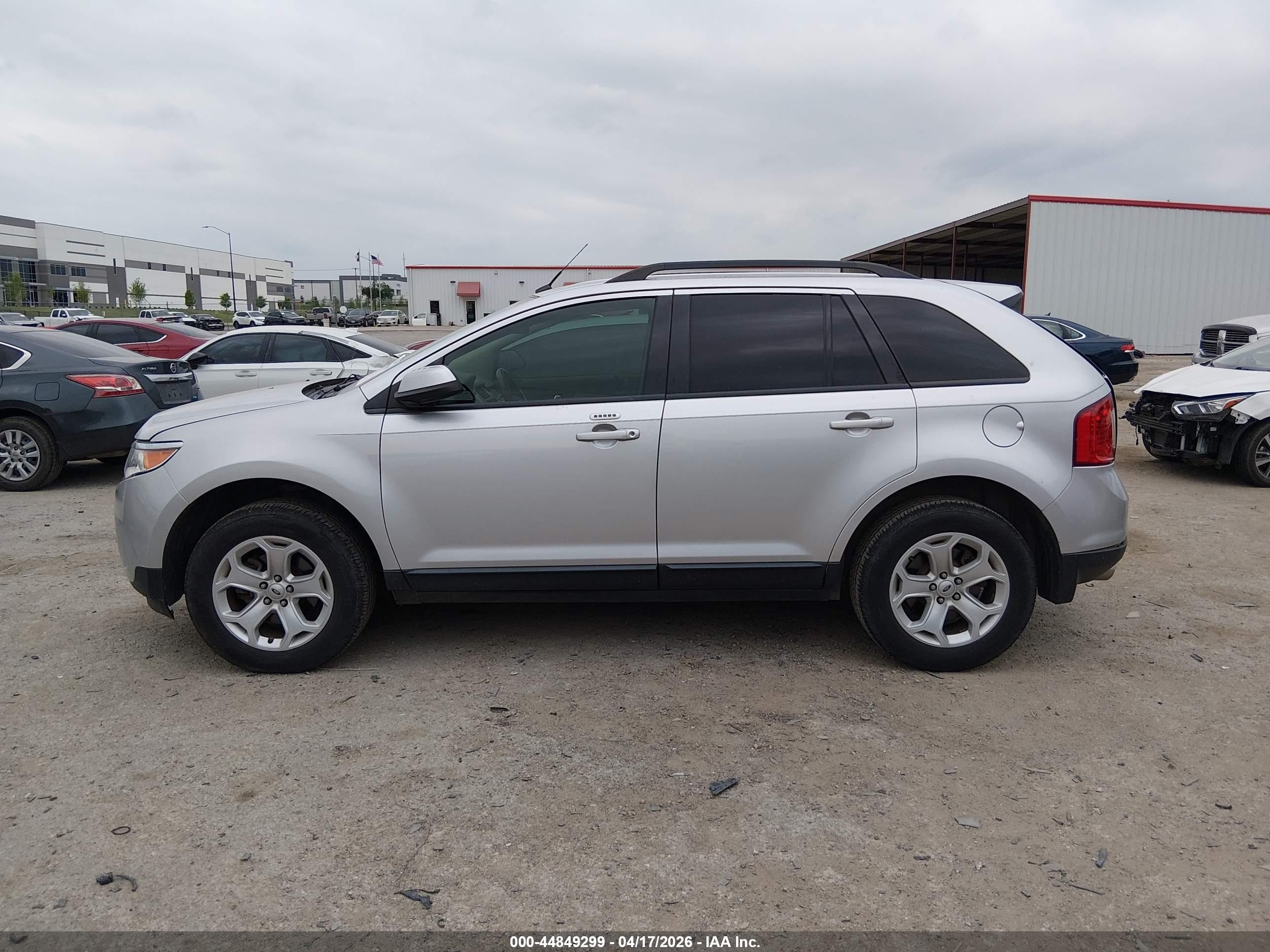2013 Ford Edge Sel Серебряный vin: 2FMDK3JC6DBE10081