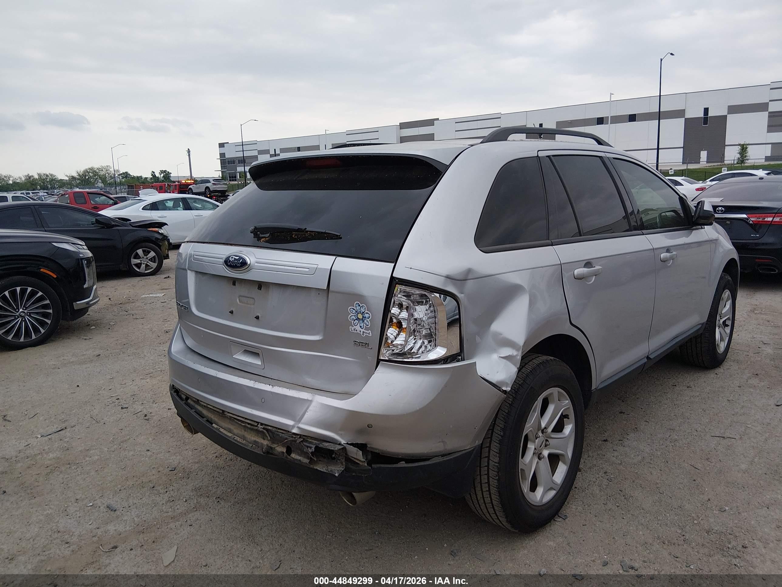 2013 Ford Edge Sel Серебряный vin: 2FMDK3JC6DBE10081