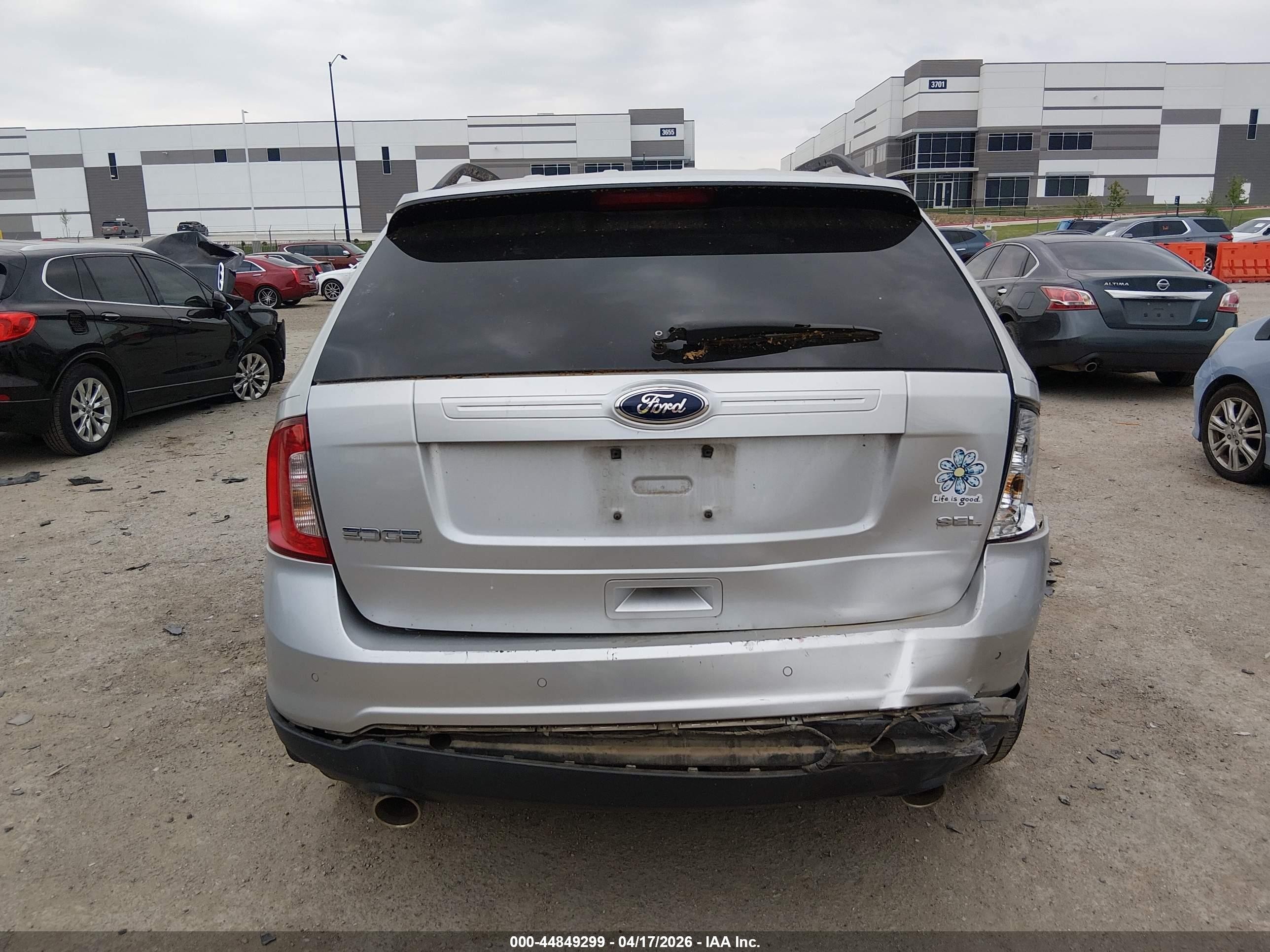 2013 Ford Edge Sel Серебряный vin: 2FMDK3JC6DBE10081