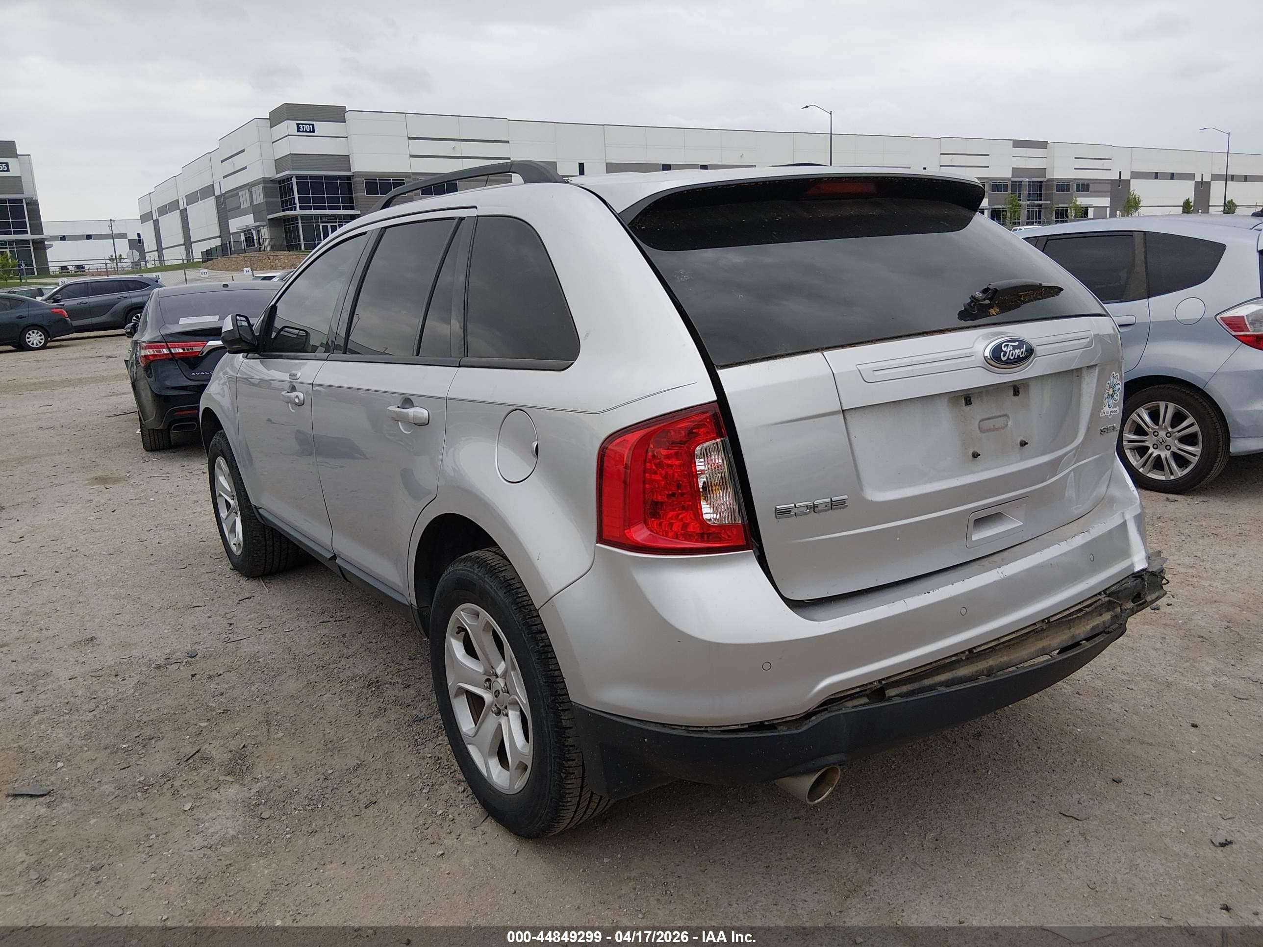 2013 Ford Edge Sel Серебряный vin: 2FMDK3JC6DBE10081