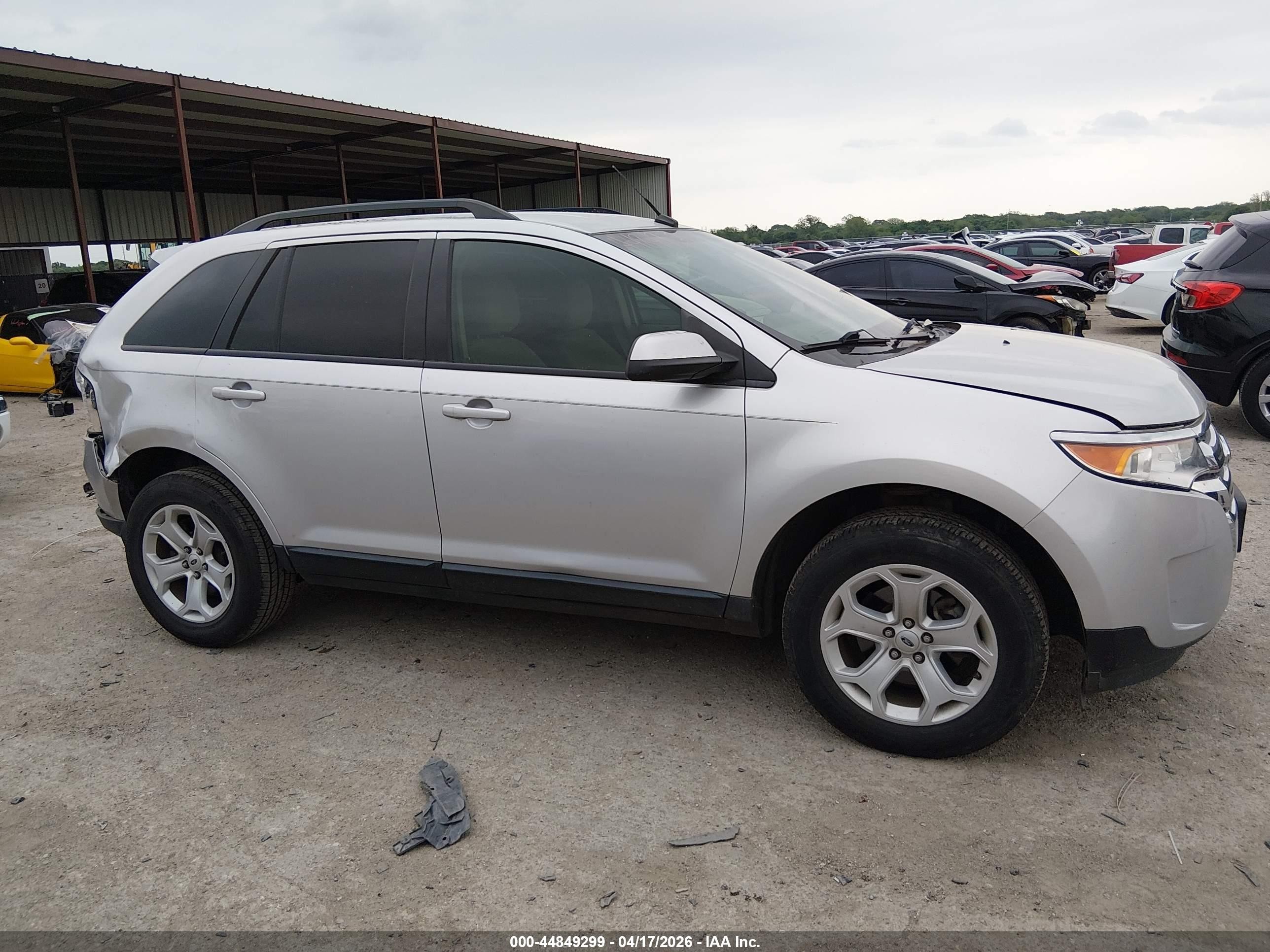 2013 Ford Edge Sel Серебряный vin: 2FMDK3JC6DBE10081