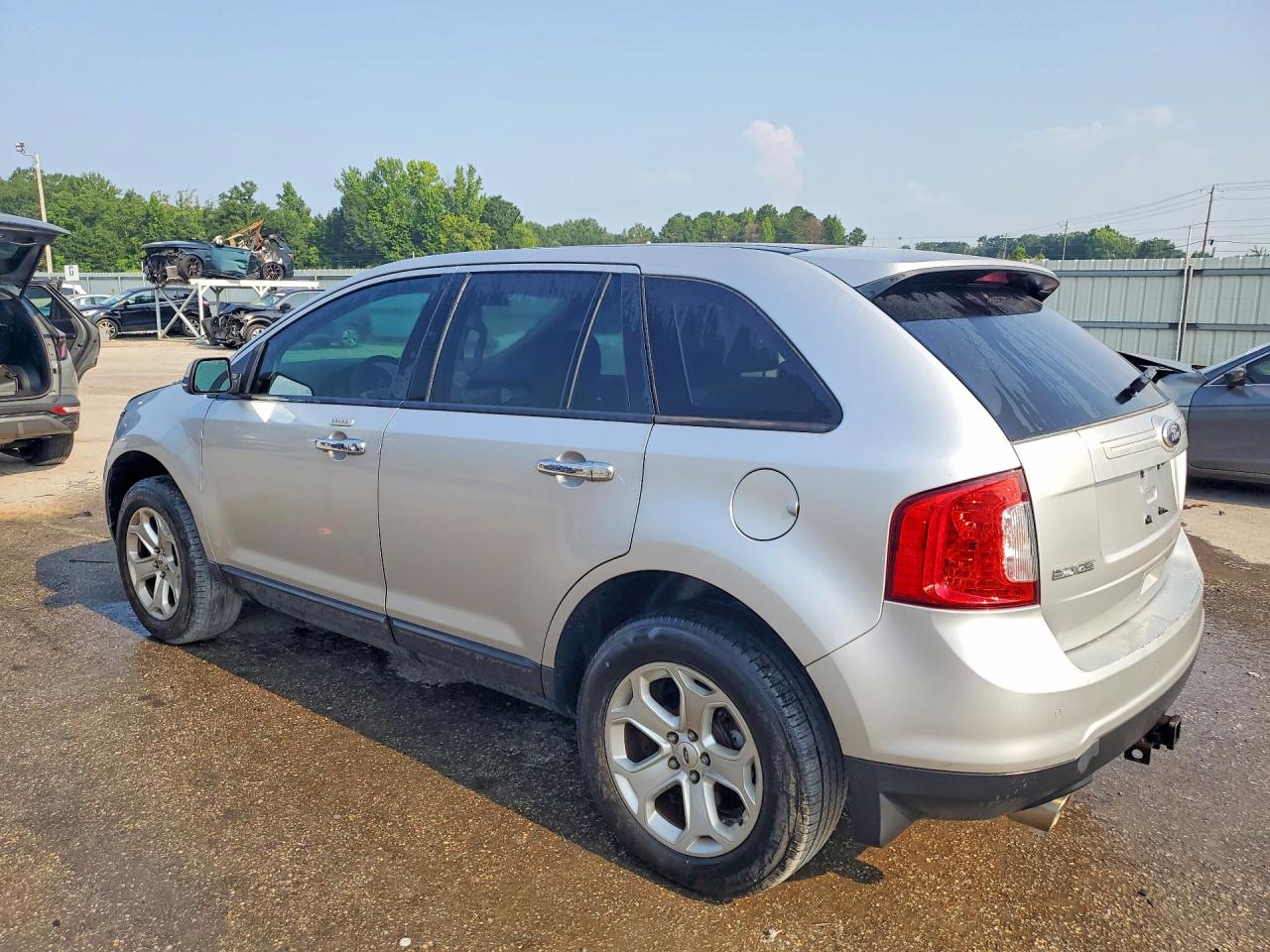 2013 Ford Edge Sel Silver vin: 2FMDK3JC6DBE30735