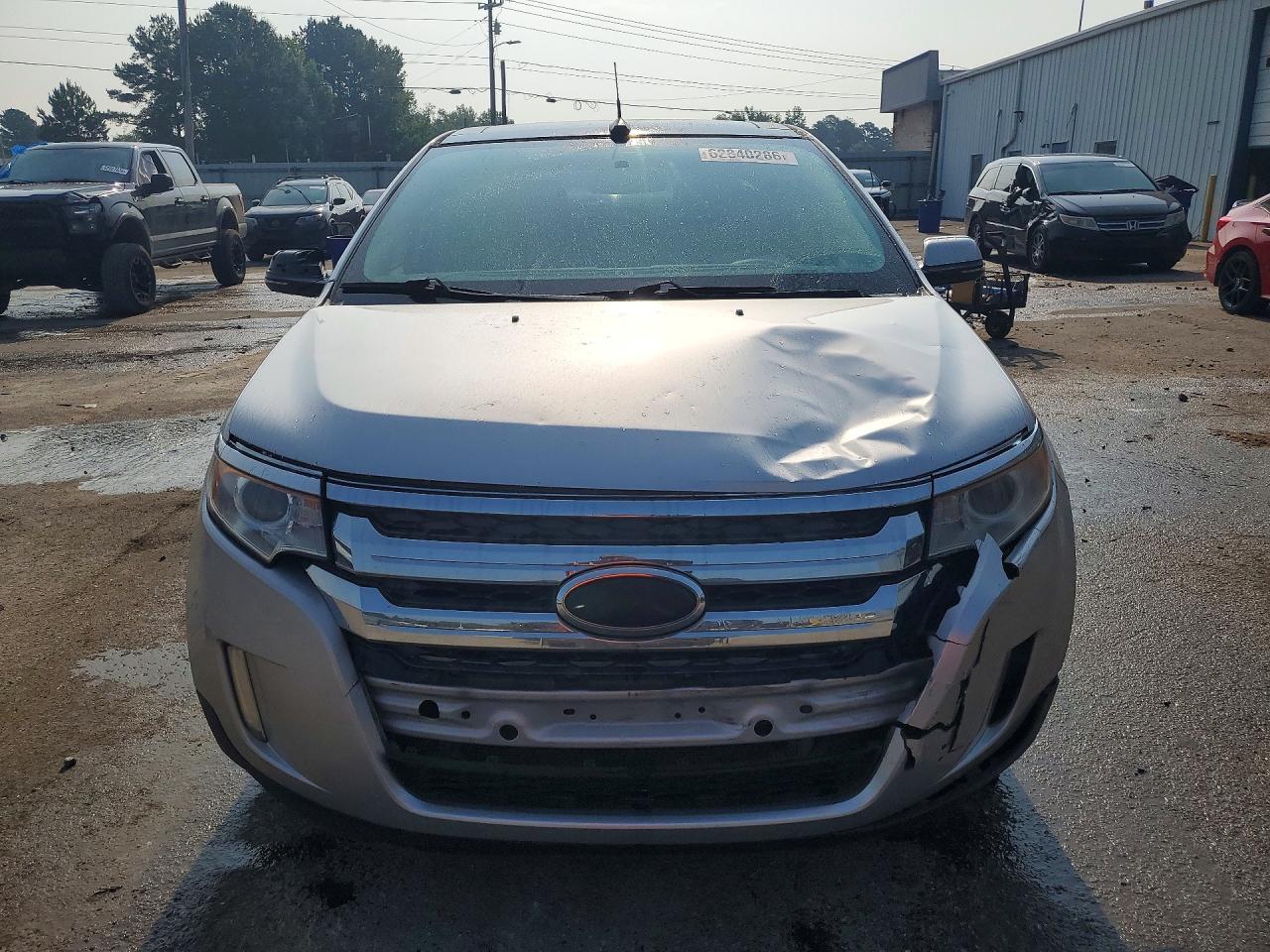 2013 Ford Edge Sel Silver vin: 2FMDK3JC6DBE30735