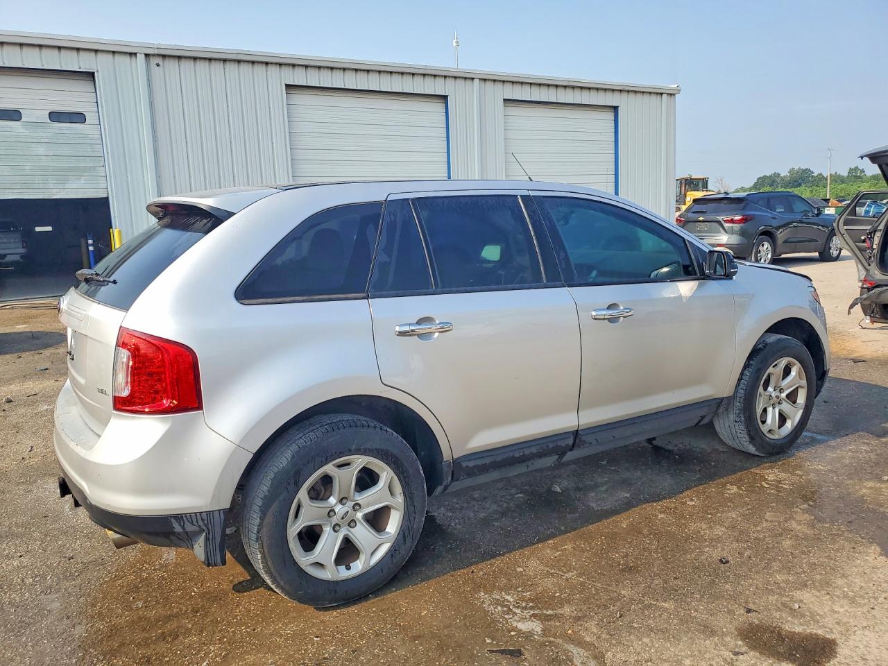 2013 Ford Edge Sel Silver vin: 2FMDK3JC6DBE30735
