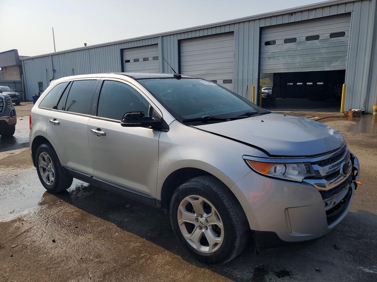 2013 Ford Edge Sel Silver vin: 2FMDK3JC6DBE30735