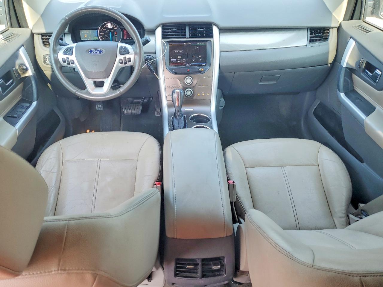2013 Ford Edge Sel Silver vin: 2FMDK3JC6DBE30735