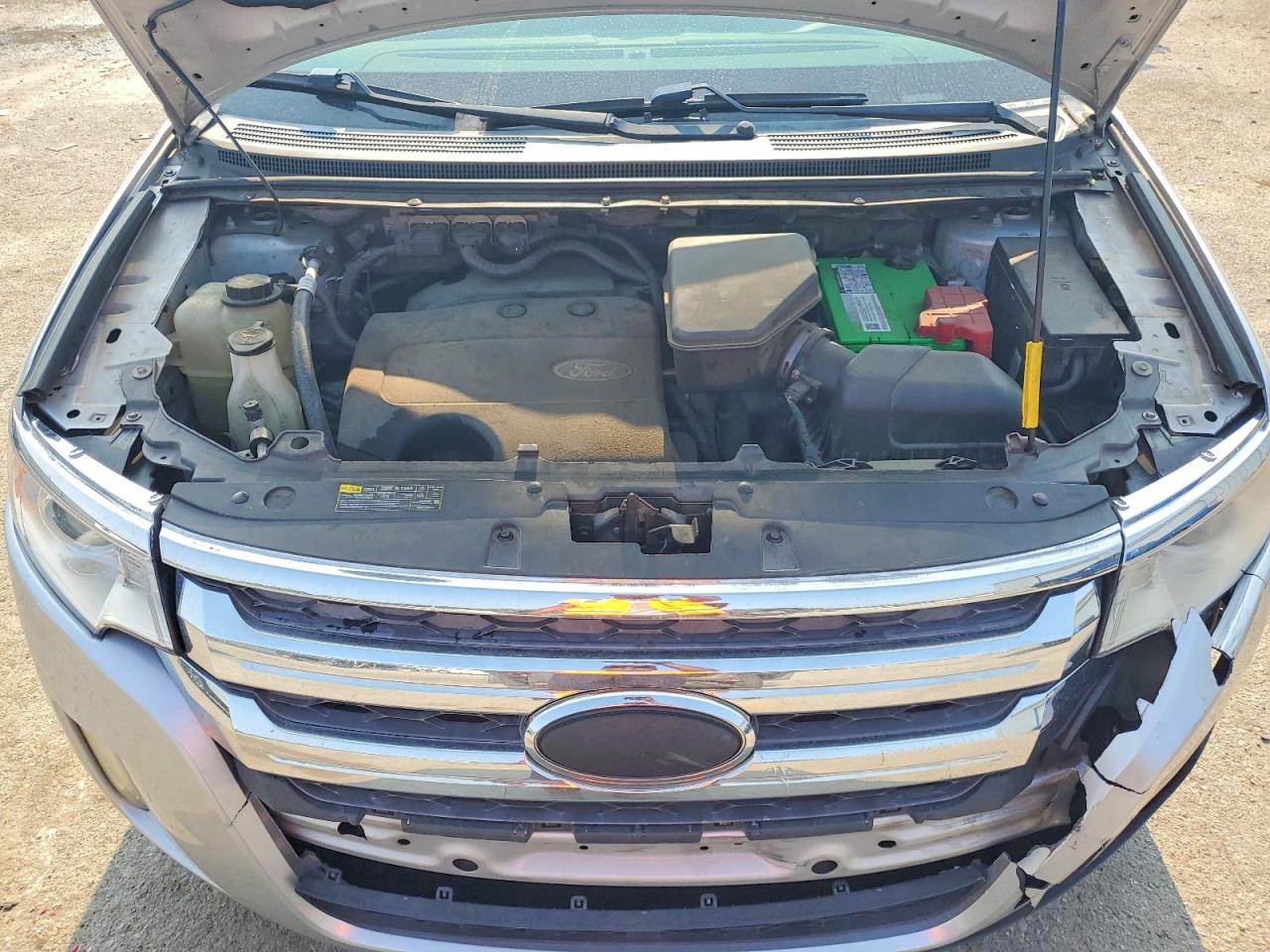 2013 Ford Edge Sel Silver vin: 2FMDK3JC6DBE30735