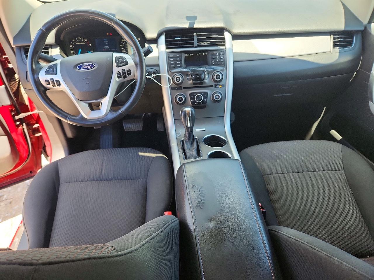 2013 Ford Edge Sel Red vin: 2FMDK3JC6DBE32386