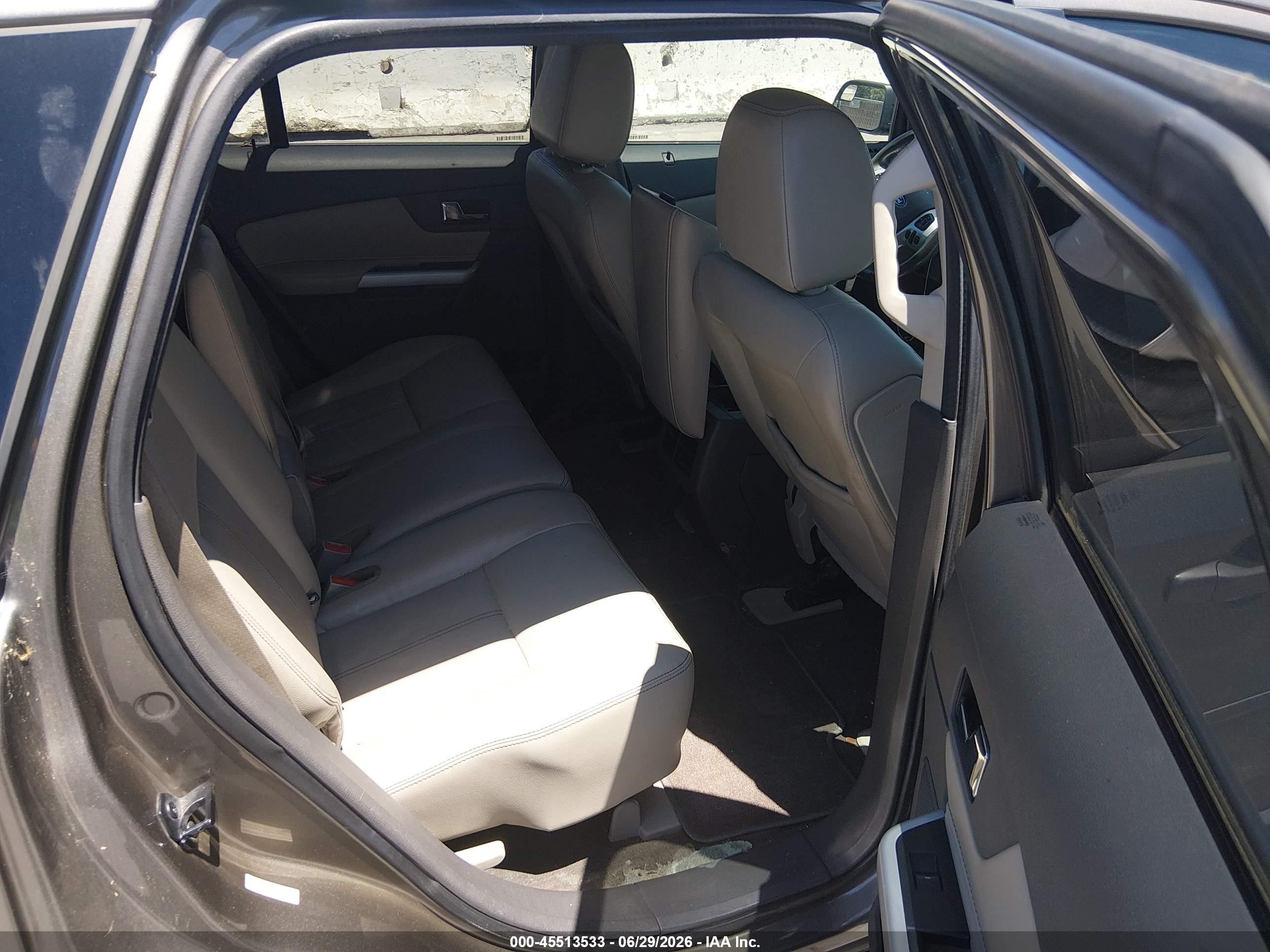 2013 Ford Edge Sel Gray vin: 2FMDK3JC6DBE38267