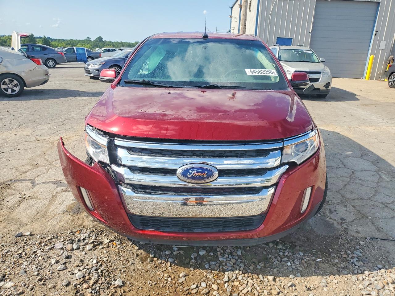 2014 Ford Edge Sel Red vin: 2FMDK3JC6EBA02438
