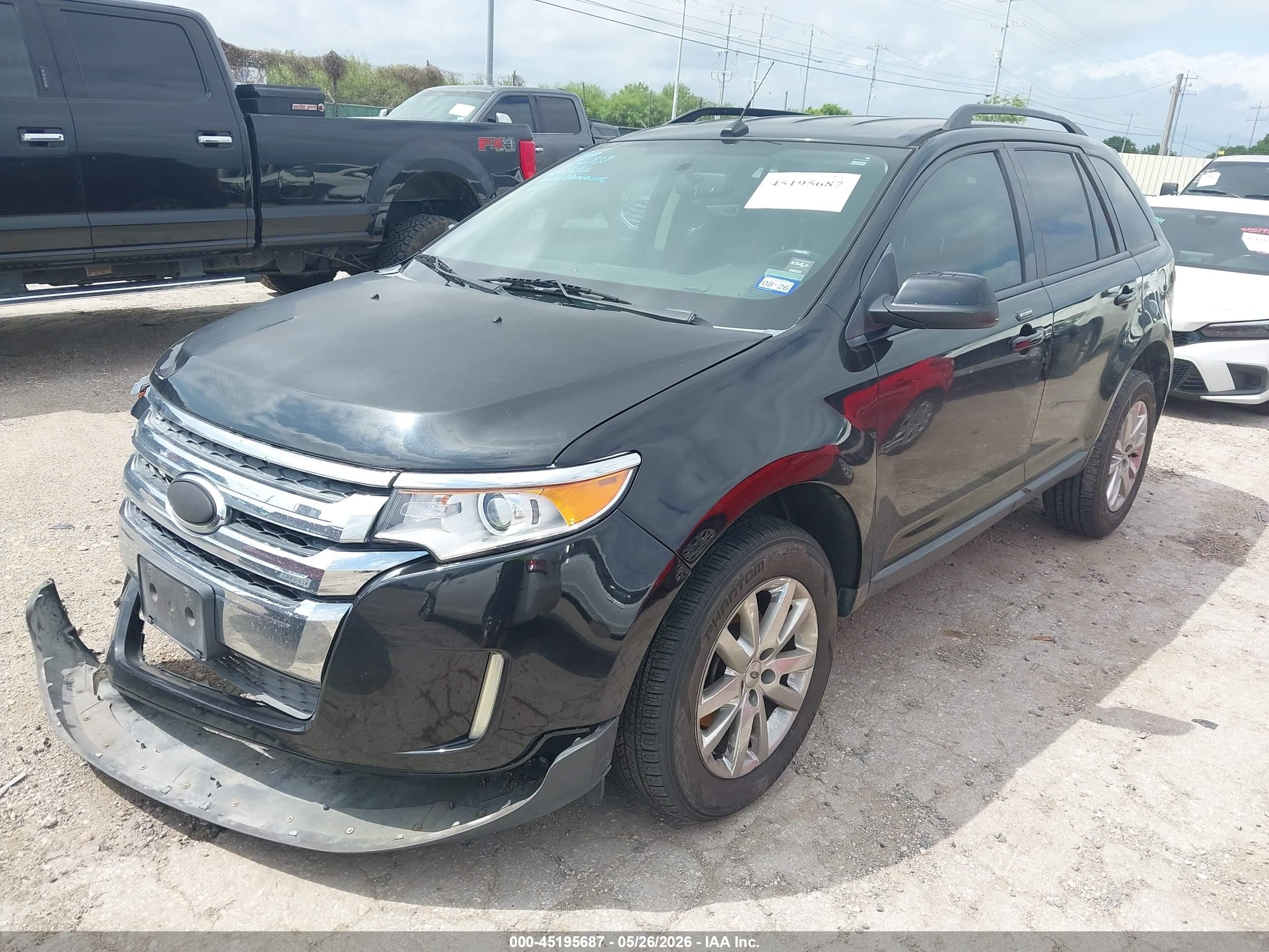 2014 Ford Edge Sel Black vin: 2FMDK3JC6EBA17408