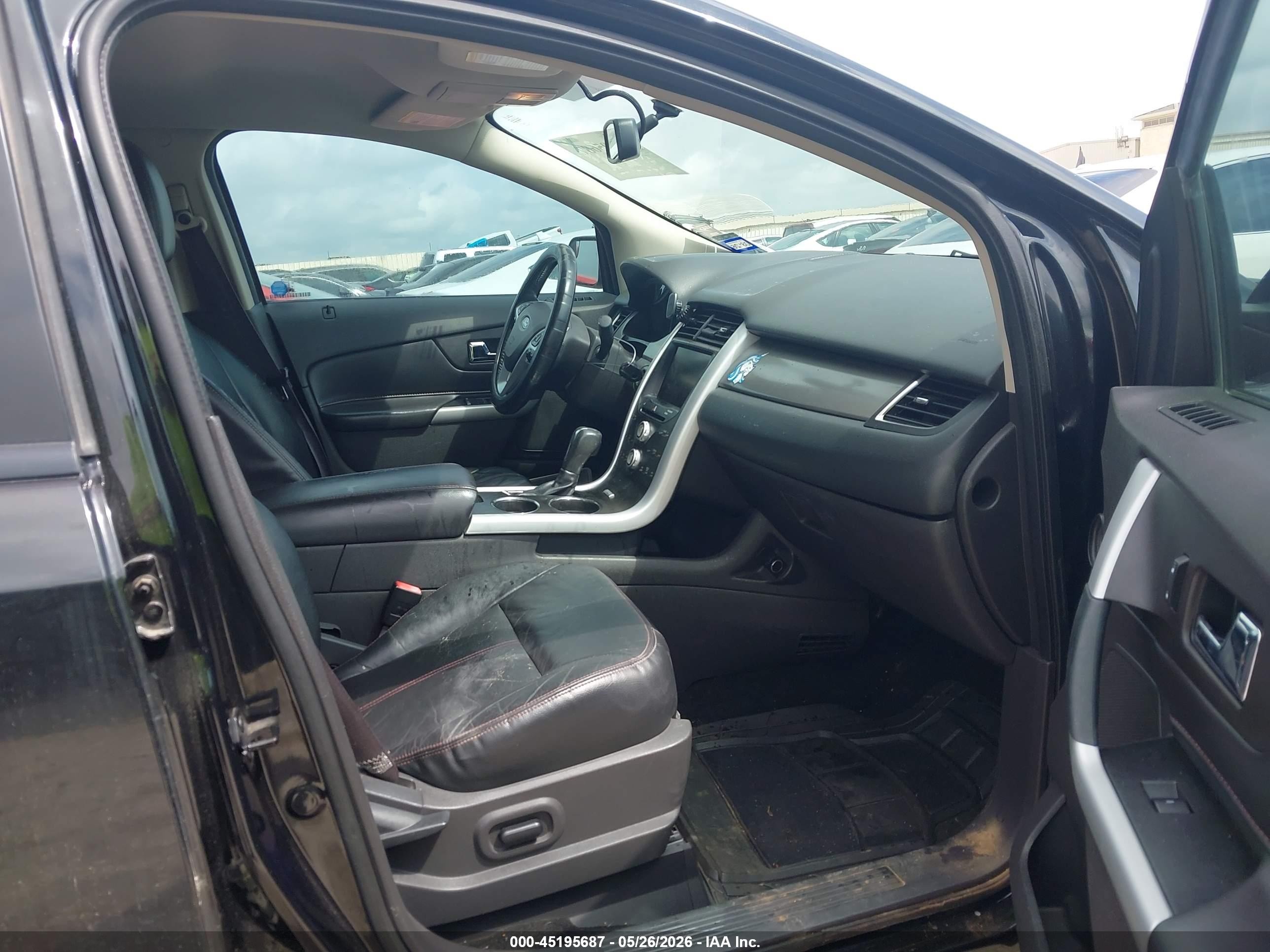 2014 Ford Edge Sel Black vin: 2FMDK3JC6EBA17408