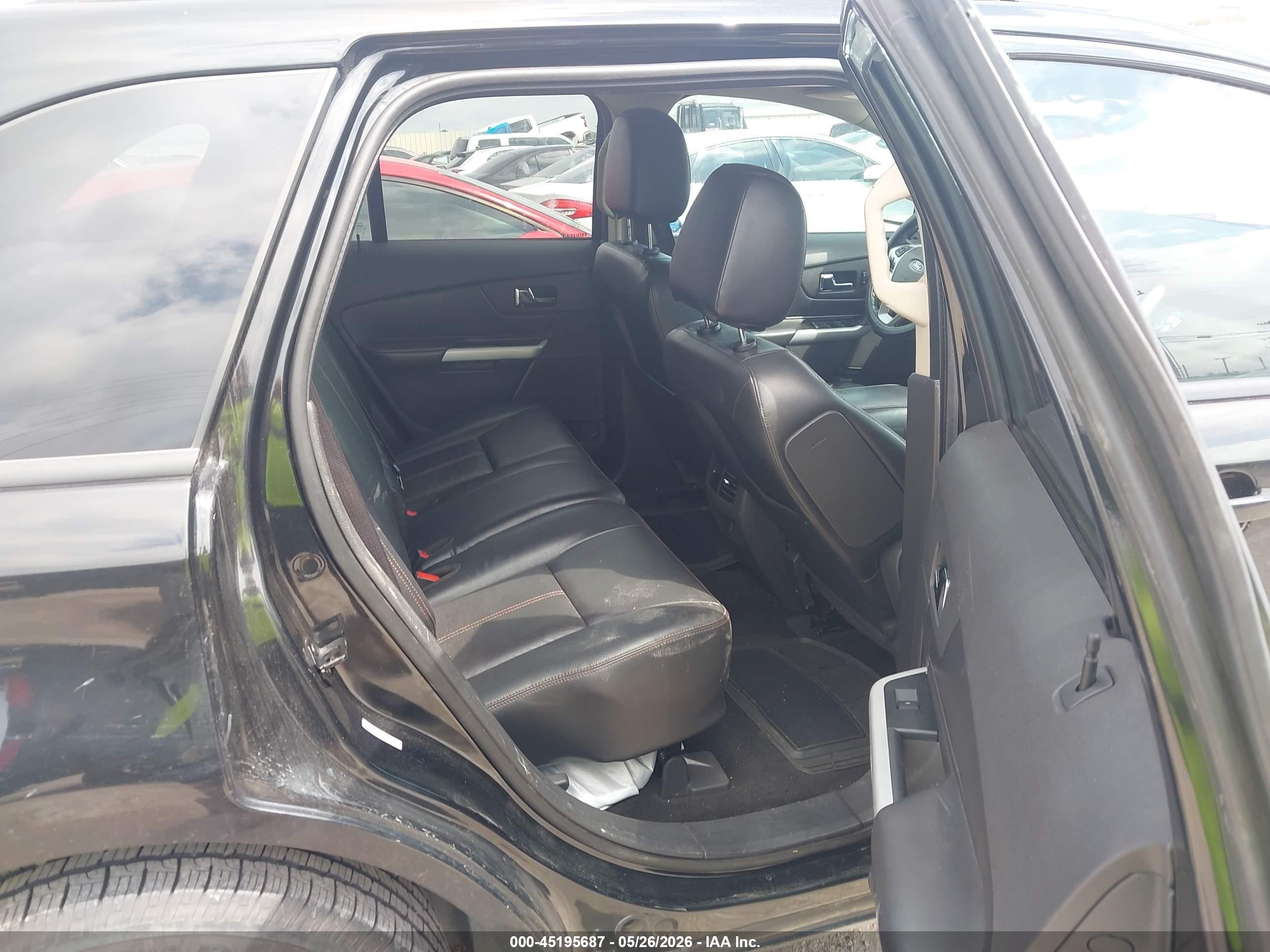 2014 Ford Edge Sel Black vin: 2FMDK3JC6EBA17408