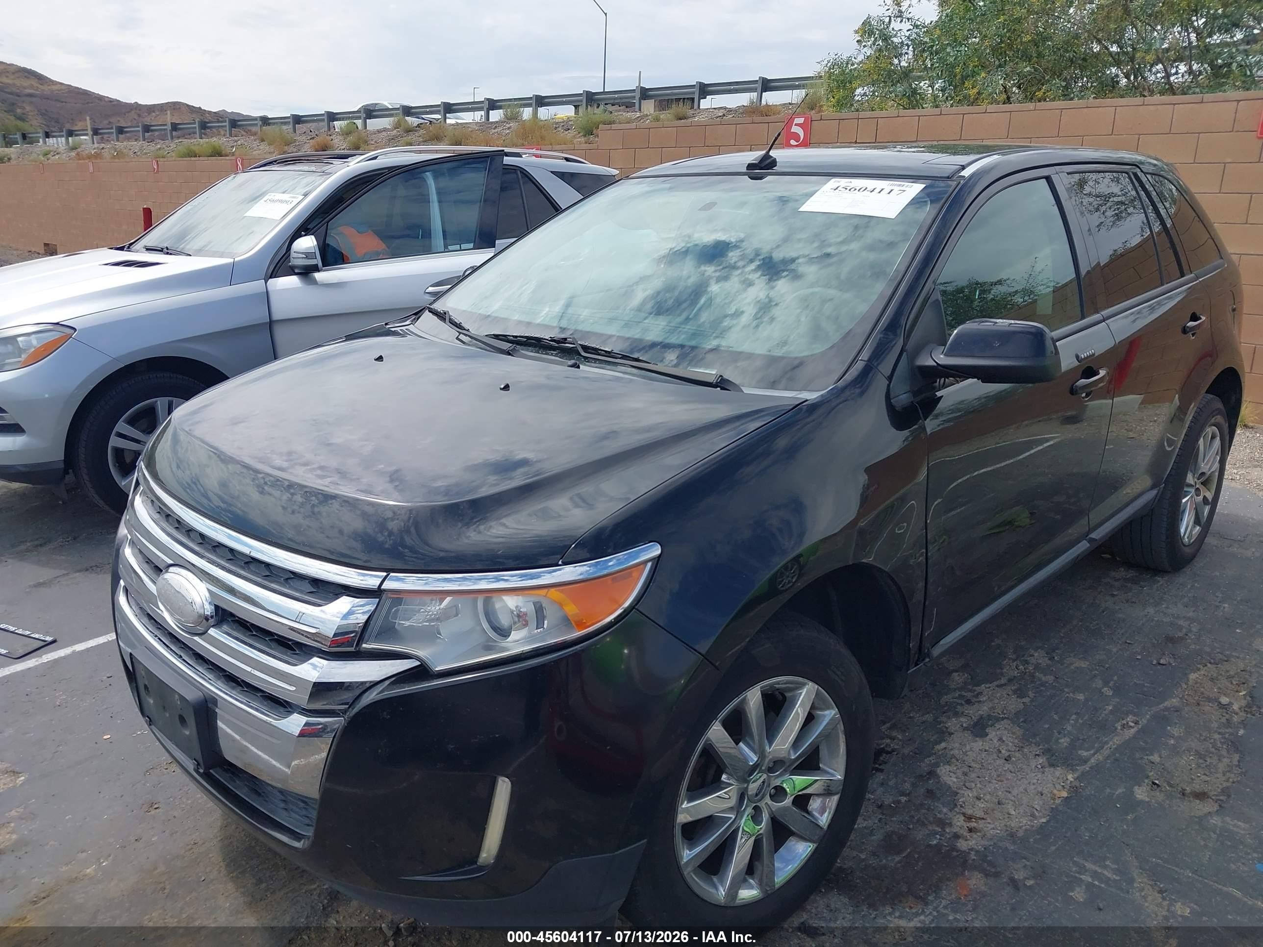 2014 Ford Edge Sel Black vin: 2FMDK3JC6EBA18297