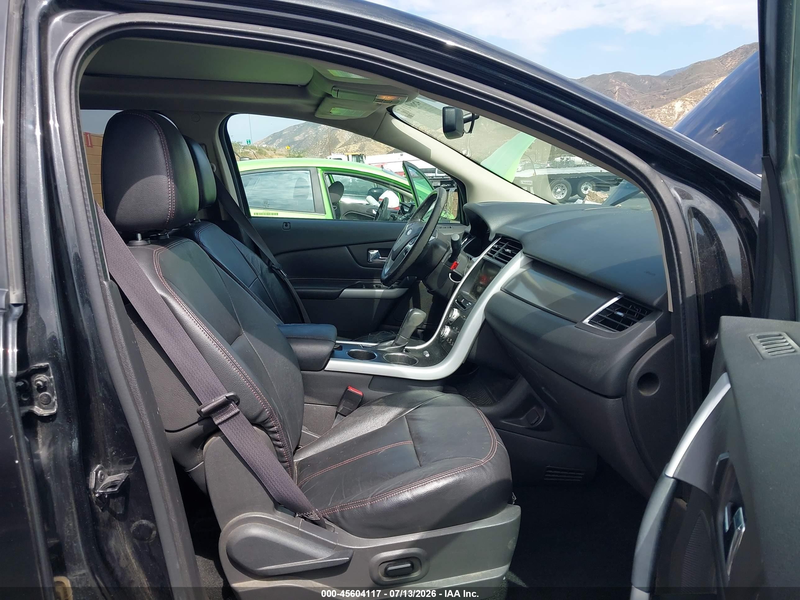 2014 Ford Edge Sel Black vin: 2FMDK3JC6EBA18297