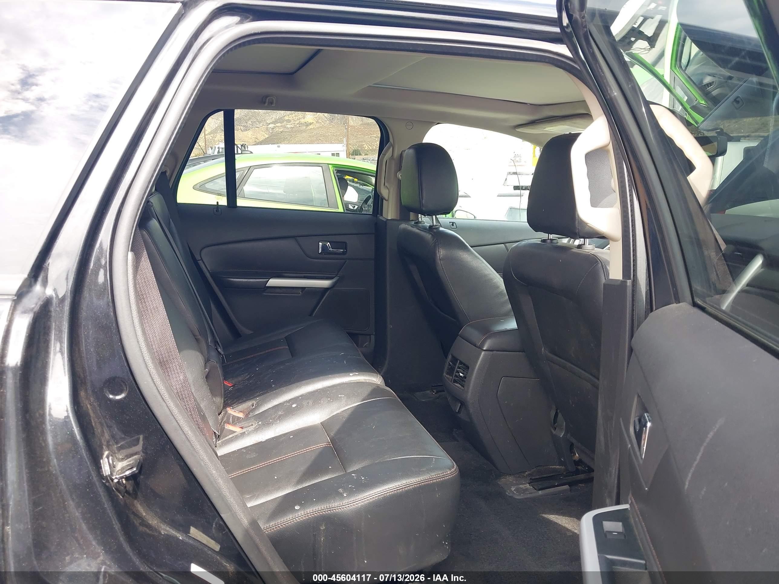 2014 Ford Edge Sel Black vin: 2FMDK3JC6EBA18297