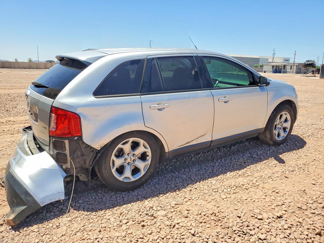 2014 Ford Edge Sel Silver vin: 2FMDK3JC6EBA46455
