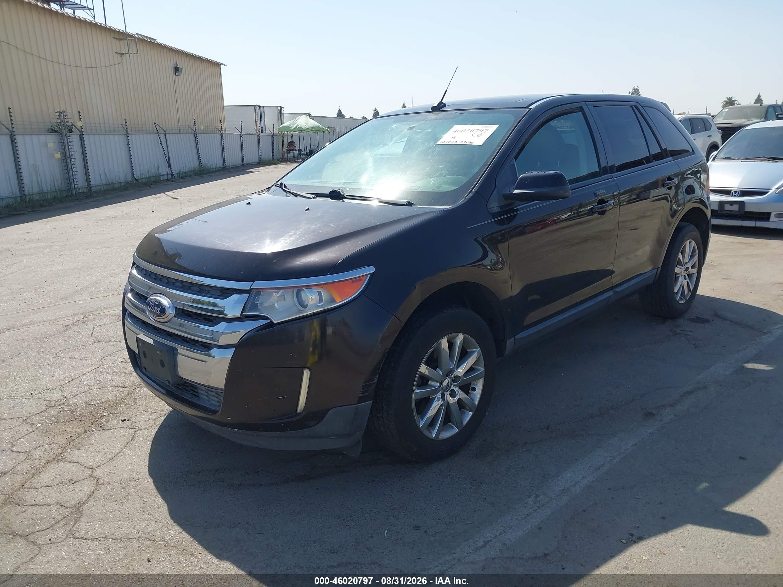 2014 Ford Edge Sel Коричневый vin: 2FMDK3JC6EBA58055