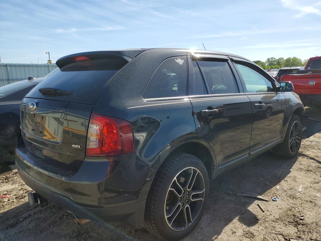 2014 Ford Edge Sel Black vin: 2FMDK3JC6EBA77740